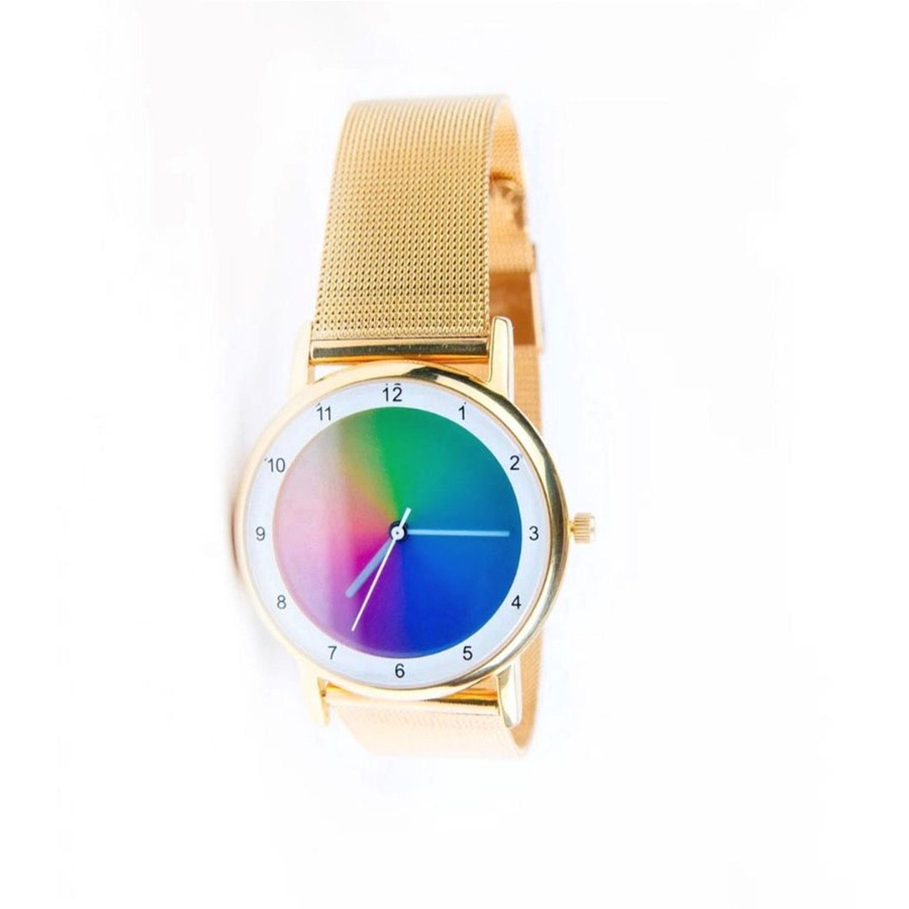 Quarzuhr Avantgardia gold gamma Watch Edelstahl Rainbow