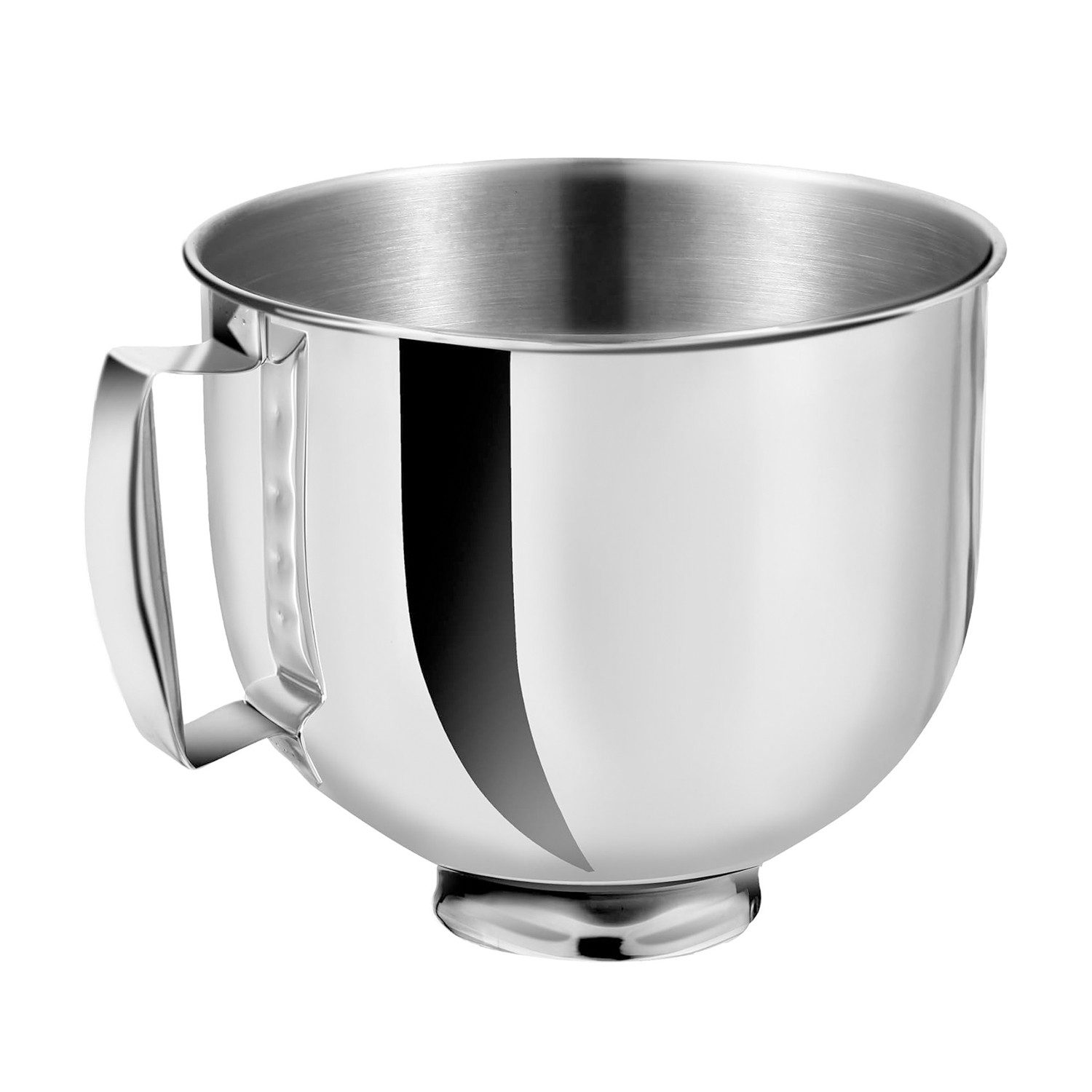 OSTWOLKE Küchenmaschinenschüssel Edelstahl Rührschüssel für KitchenAid Tilt-Head Standmixer 4,8L, Edelstahl, Für 4,3 L, 4,7 L und 4,8 L Küchenmaschinen mit kippbarem Motorkopf