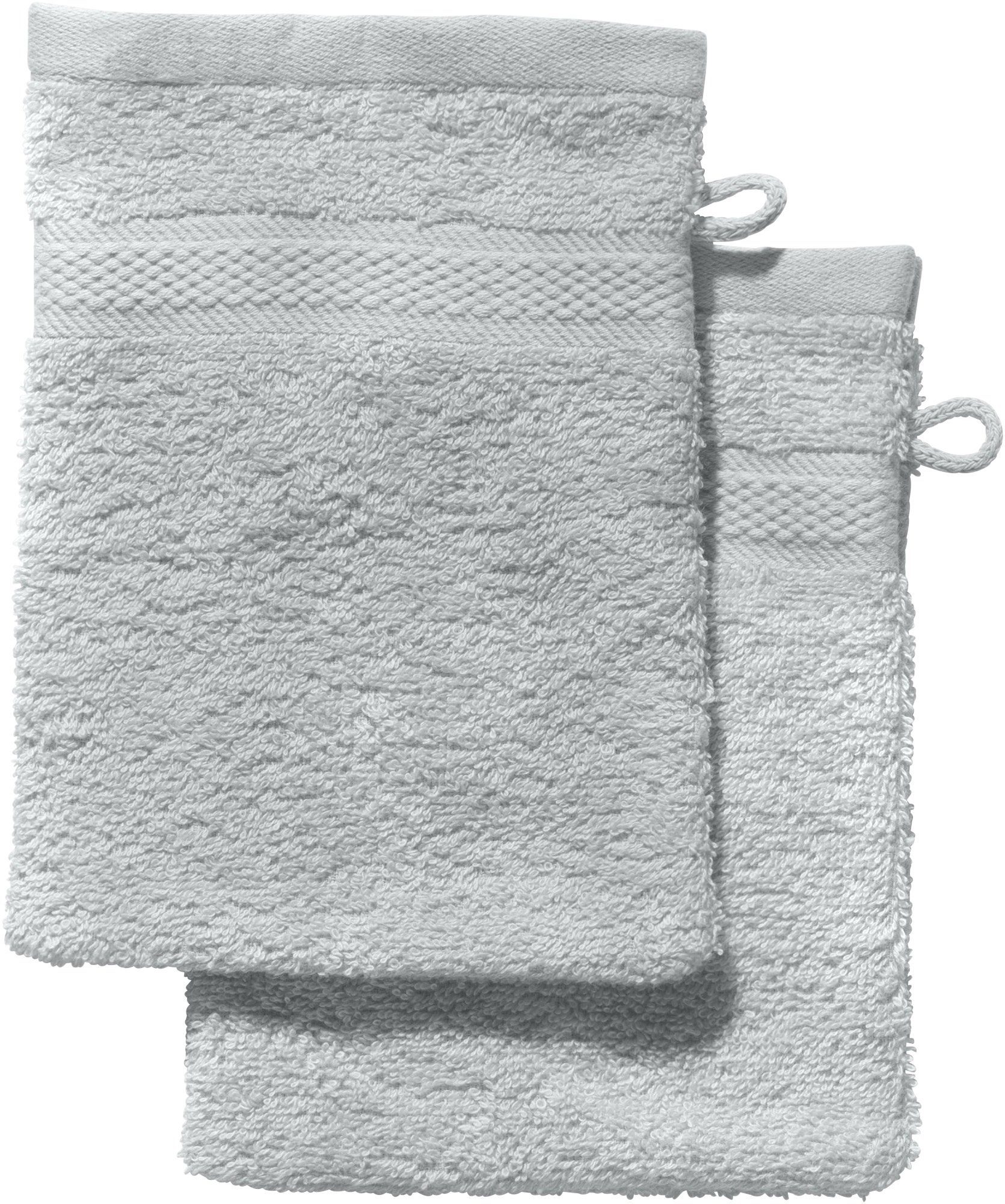 REDBEST Waschhandschuh Waschhandschuh "Chicago" 2er-Pack, Frottier, Walk-Frottier Uni