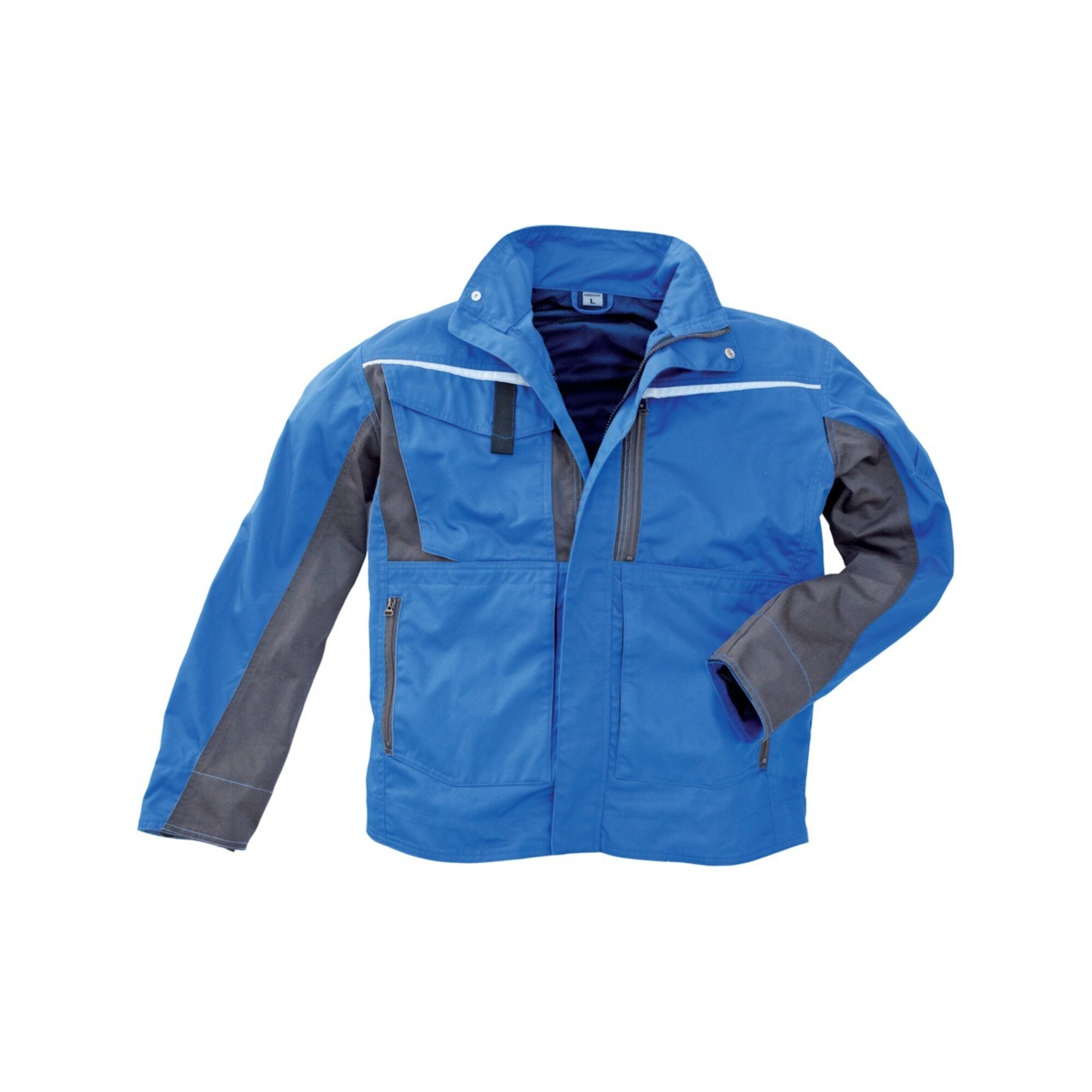 Excess Parka Excess Arbeitsjacke Champ, Gr. S, blau/grau