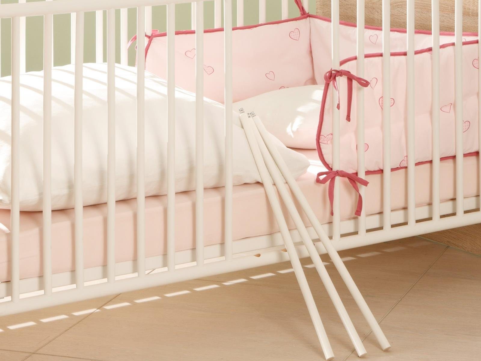 möbelando Baby Furniture Set Baby Room (4-piece) "Floris II", (4-piece), cm