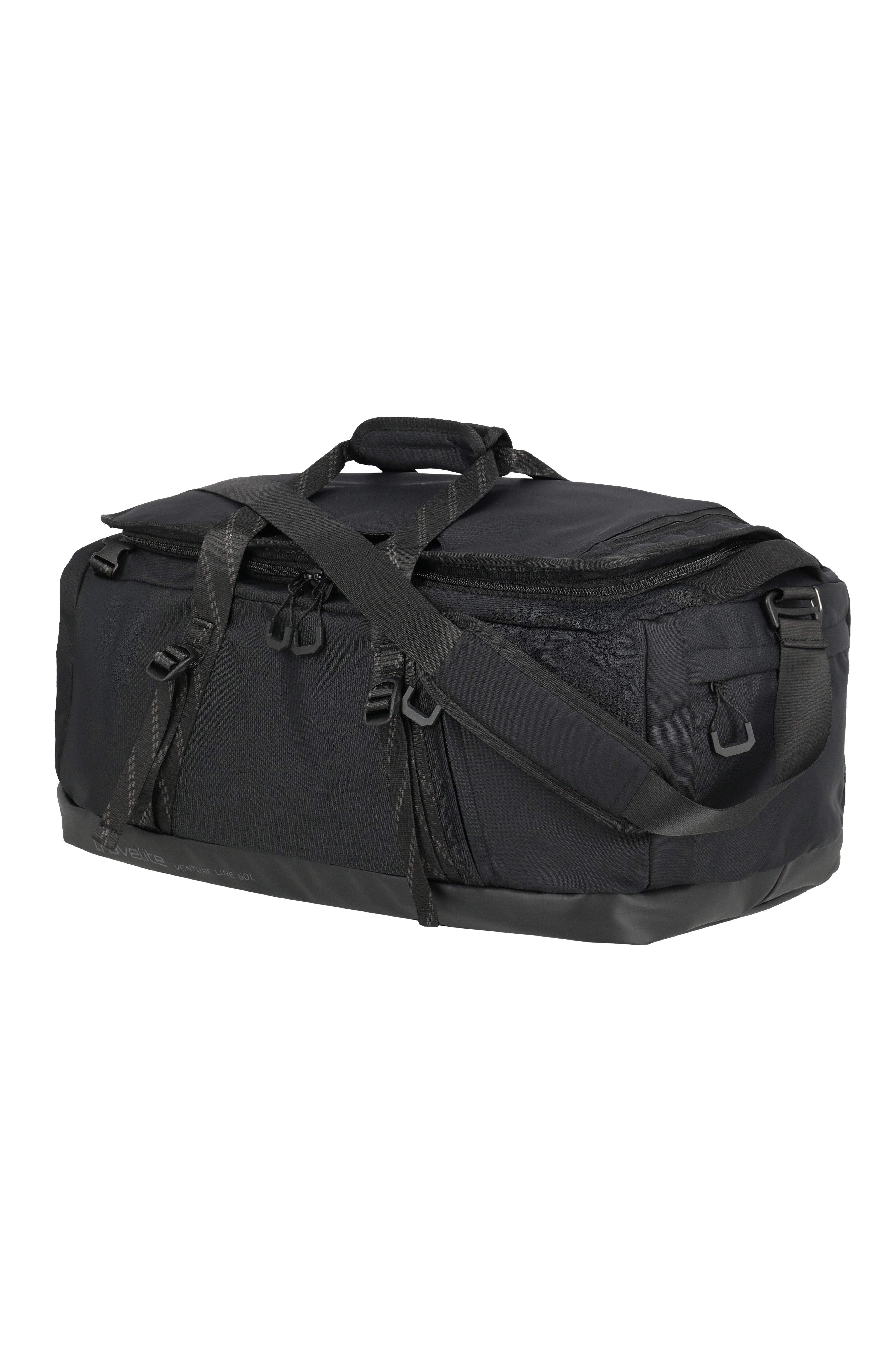 travelite Reisetasche VENTURE LINE Duffle Bag, aus robustem Nylon mit flexiblen Trageoptionen und Schuhfach – Bild 4 von 5