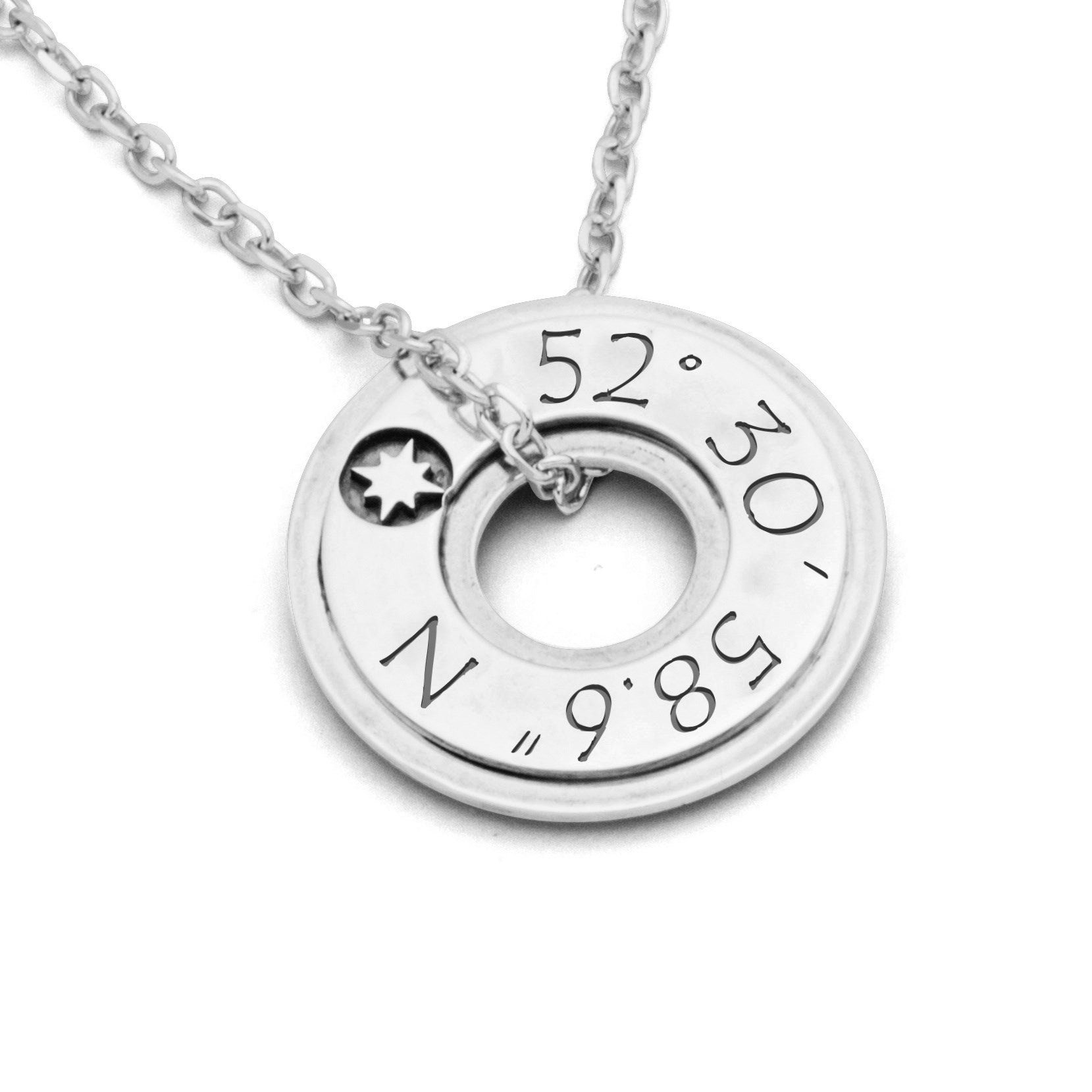Kettenanhänger DUR Schmuck: Anhänger "Berlin", 925er Sterlingsilber P3320