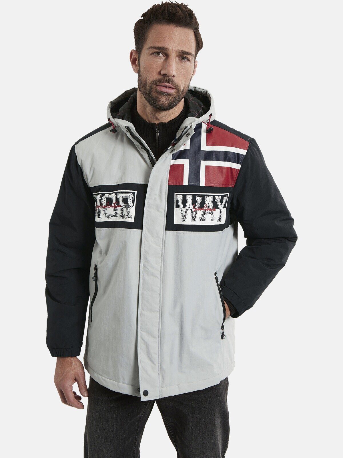 Jan Vanderstorm Outdoorjacke LUDOLF windbeständig im günstig online kaufen