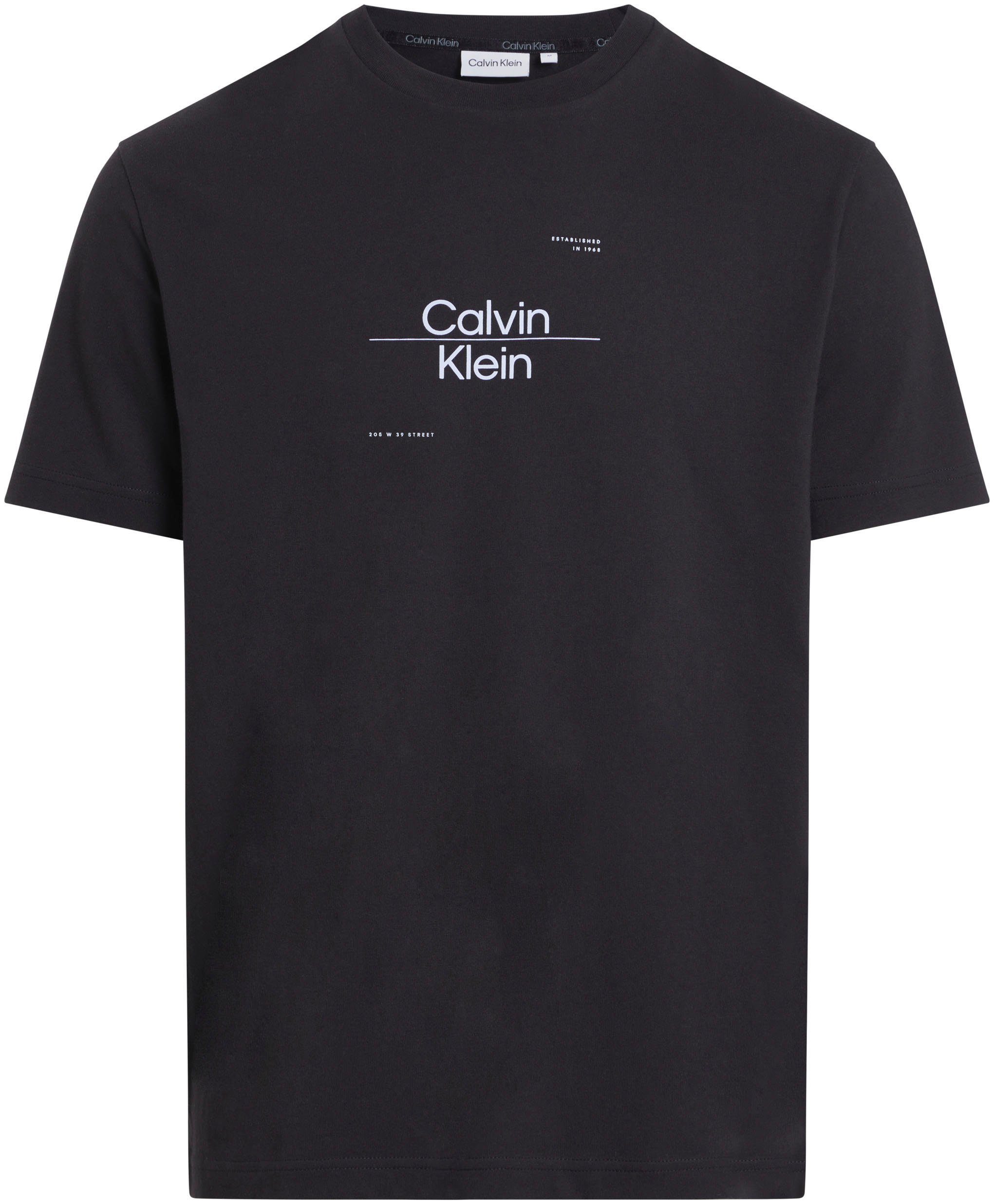 Calvin Klein Big&Tall T-Shirt BT-OPTIC LINE LOGO T-SHIRT Große Größen