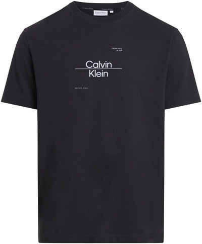 Calvin Klein Big&Tall T-Shirt BT-OPTIC LINE LOGO T-SHIRT Große Größen