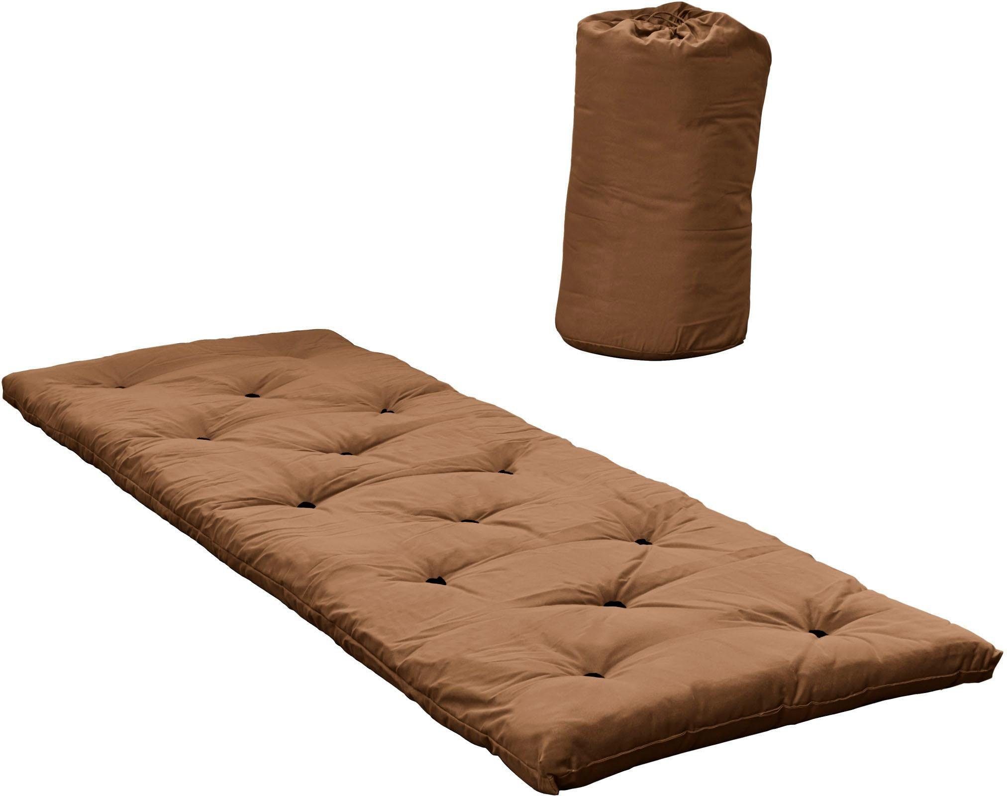 Futonmatratze Bed in a Bag, vielseitig nutzbare Matratze in mehreren Farben., Karup Design, 5 cm hoch, (Liegefläche 70x190 cm), Platzsparende Bodenmatratze. Platz zum Entspannen. Made in Europe.