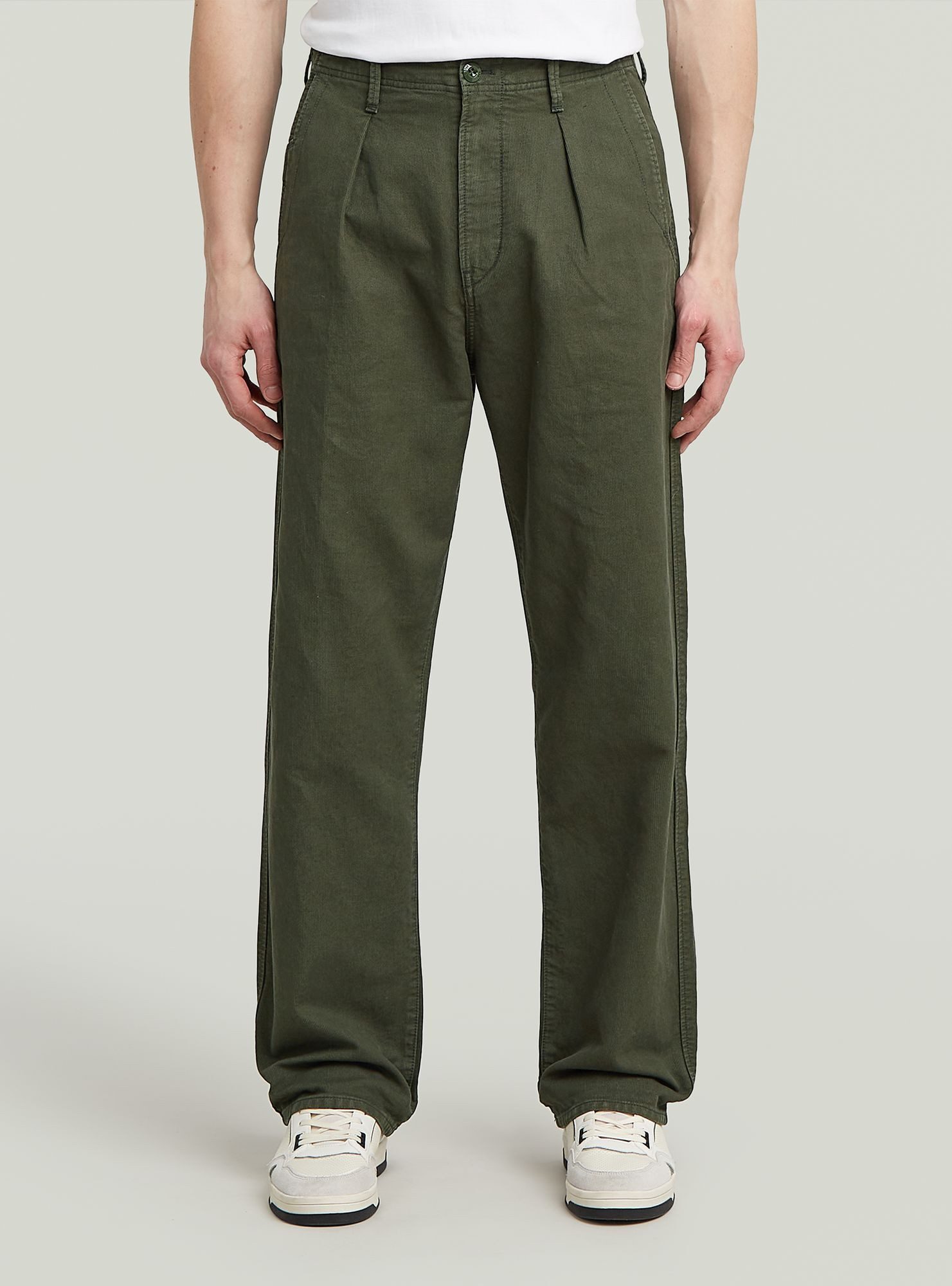 Chinohose Pleated Chino Relaxed