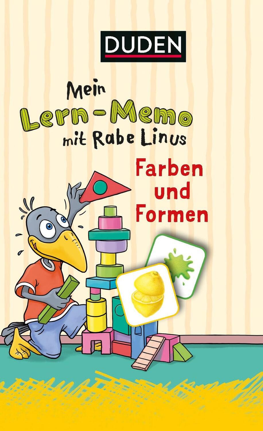 Duden Spiel, Mein Lern-Memo mit Rabe Linus  Farben und Formen