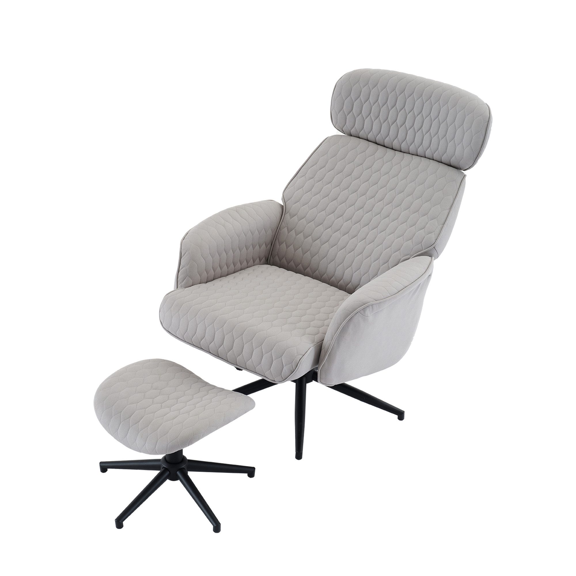 HAUSS SPOLE Relaxsessel 360-Grad-Drehung, mit Fußhocker, günstig online kaufen