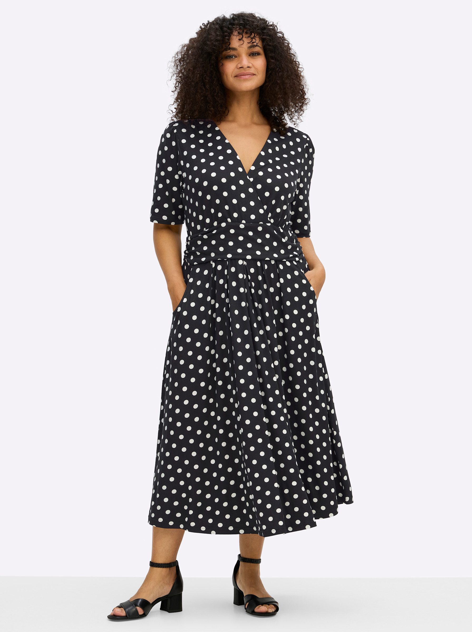 sheego by Joe Browns Jerseykleid Jersey-Kleid Kurzarm günstig online kaufen