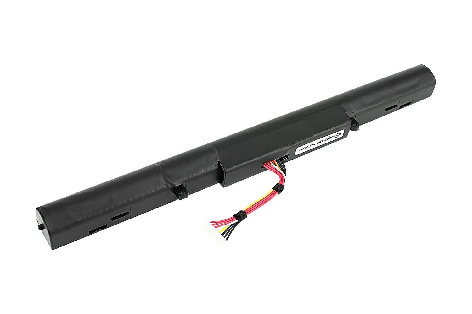 PowerSmart NAA083.815 Laptop-Akku Ersatz für ASUS 0B110-00470000, A41LP4Q, A41N1611, GL553VD, GL553VE, GL553VW Li-ion 2600 mAh (14,4 V)