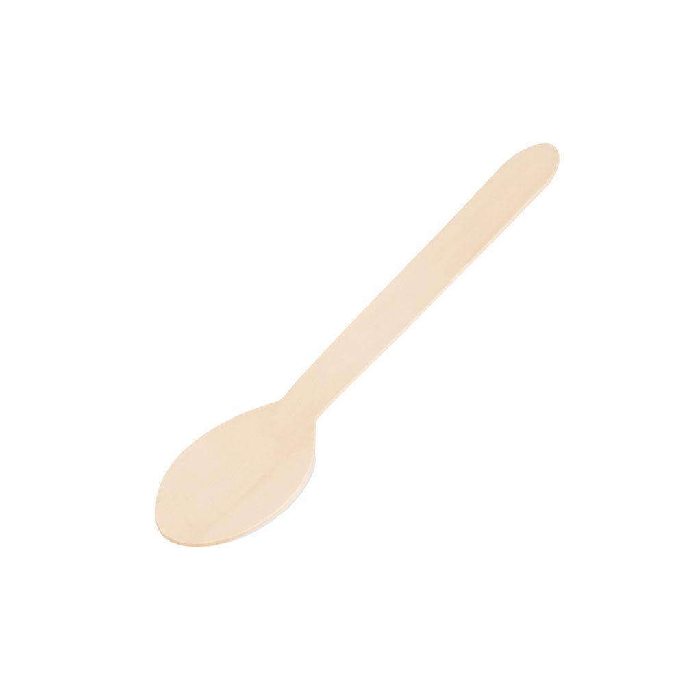 SWS Bestecklöffel Holzlöffel Löffel Holzbesteck Besteck 160 x 32 mm 100 Stk.