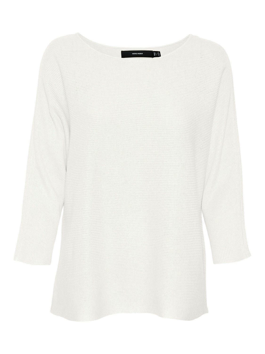 Vero Moda Strickpullover VMNORA 3/4 BOATNECK BLOUSE NOOS