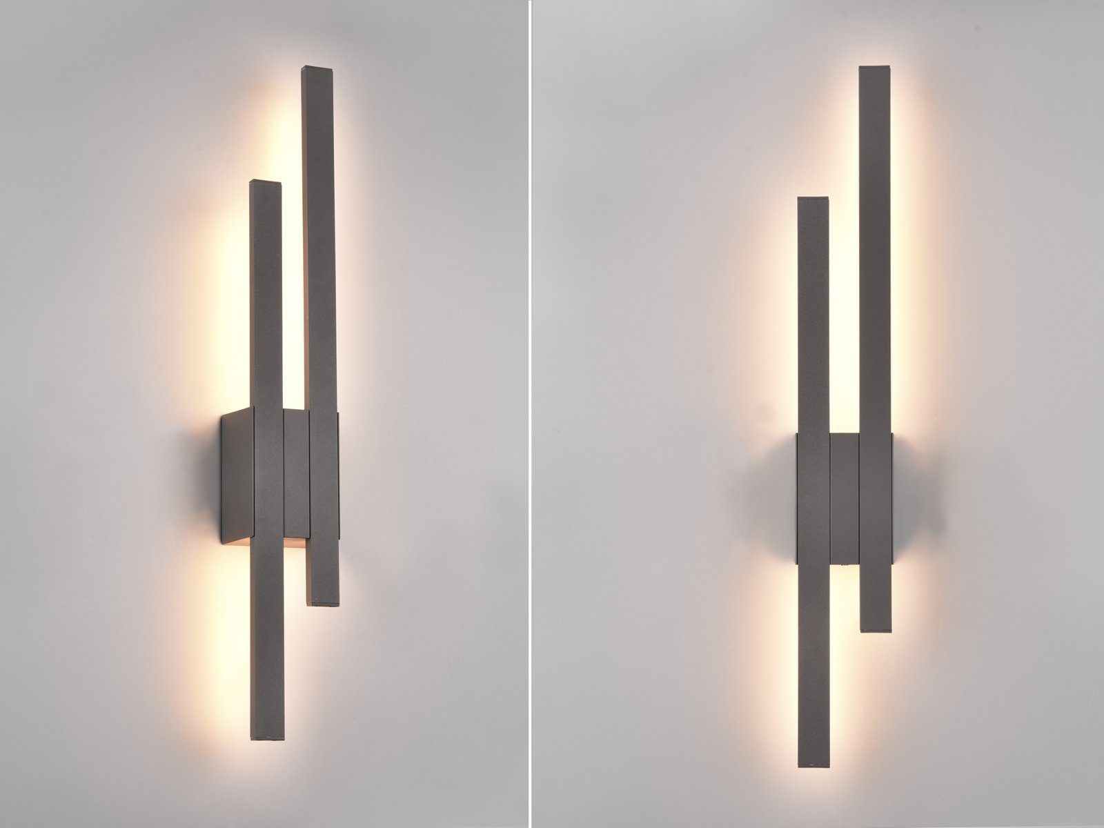 TRIO Leuchten LED Außen-Wandleuchte, LED fest integriert, Warmweiß, 2er-Set günstig online kaufen