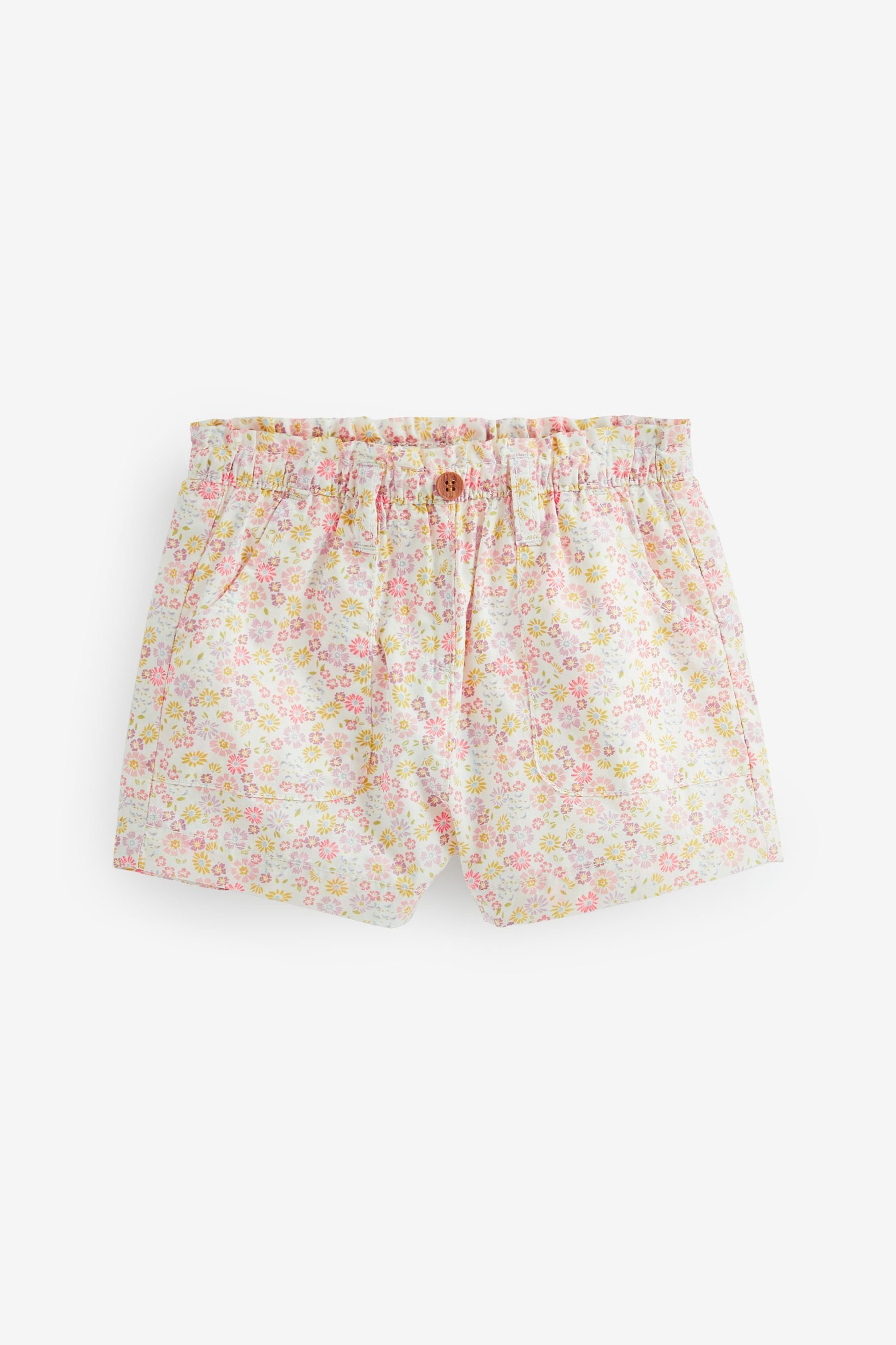 Next Shorts Baumwoll-Shorts (1-tlg) Pink Floral