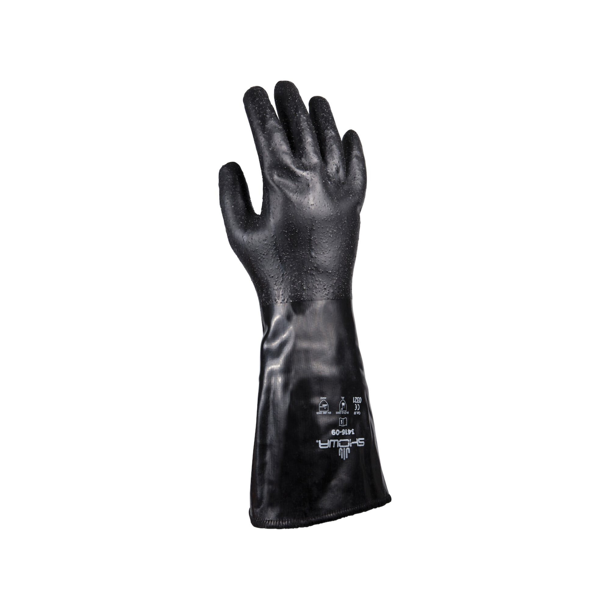 Showa Elektriker-Handschuhe SHOWA Chemikalienhandschuh 3416, Gr. 11 12 Stk