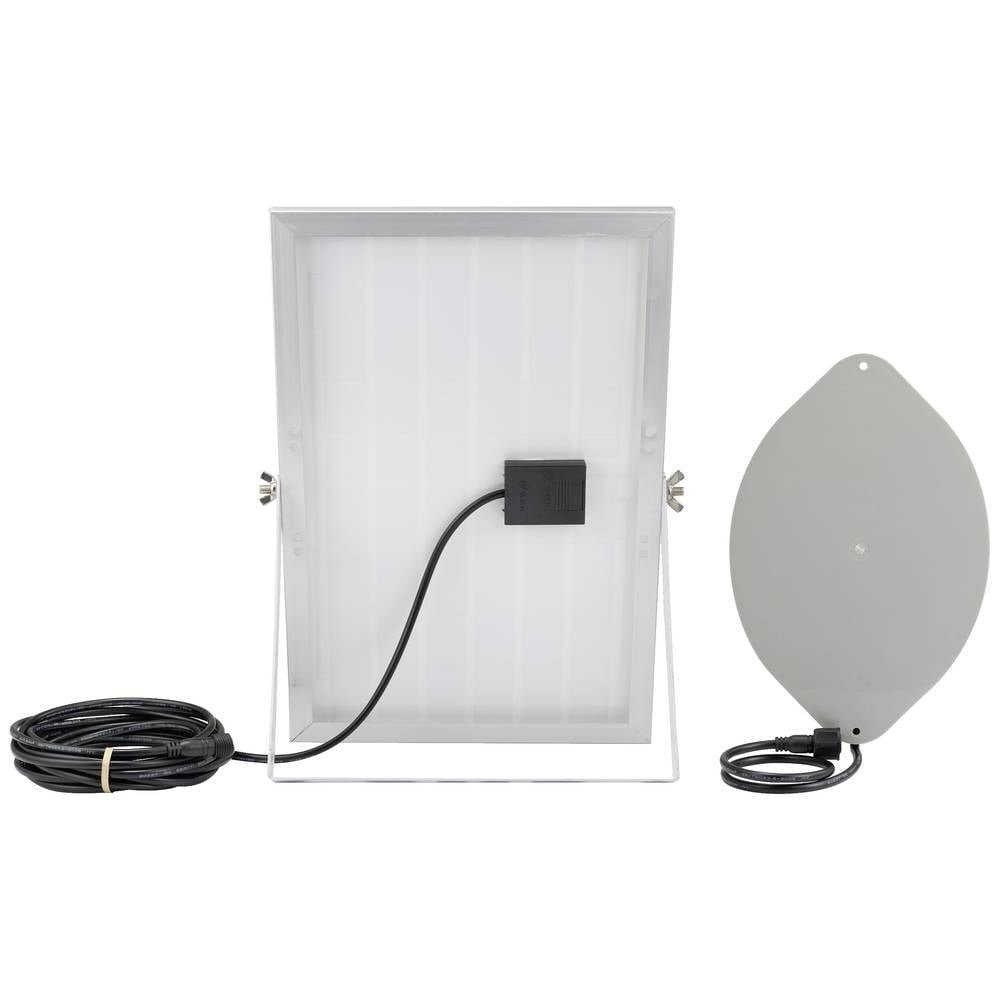 Sygonix Außen-Deckenleuchte SOLAR SENSOR WAND/DECKENLEUCHTE SY-5596934, Akkubetrieb, Mit Sensor, Mit Schalter