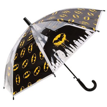 Sarcia.eu Stockregenschirm Batman Automatischer Regenschirm für Jungen, zusammenklappbar, schwarz