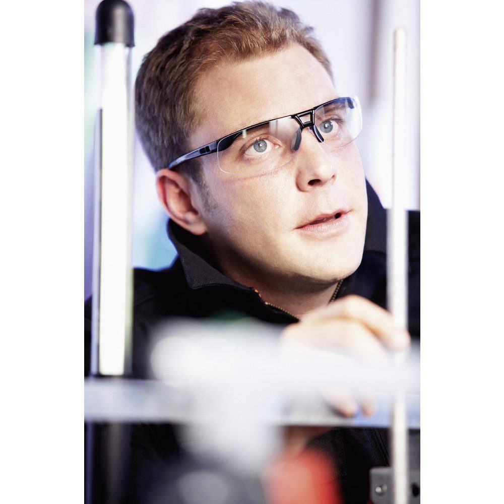 Honeywell Arbeitsschutzbrille Honeywell 10 153 66 Schutzbrille Schwarz, Orange EN 166-1 DIN 166-1