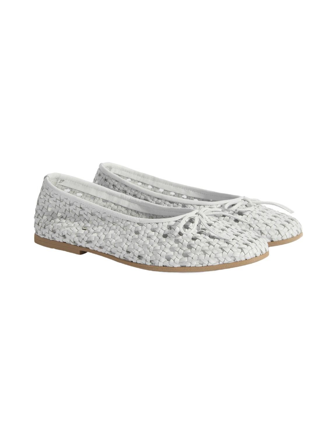 Desa Damen-Ballerinas – Obermaterial und Futter aus Leder, ohne Verschluss Ballettschuh