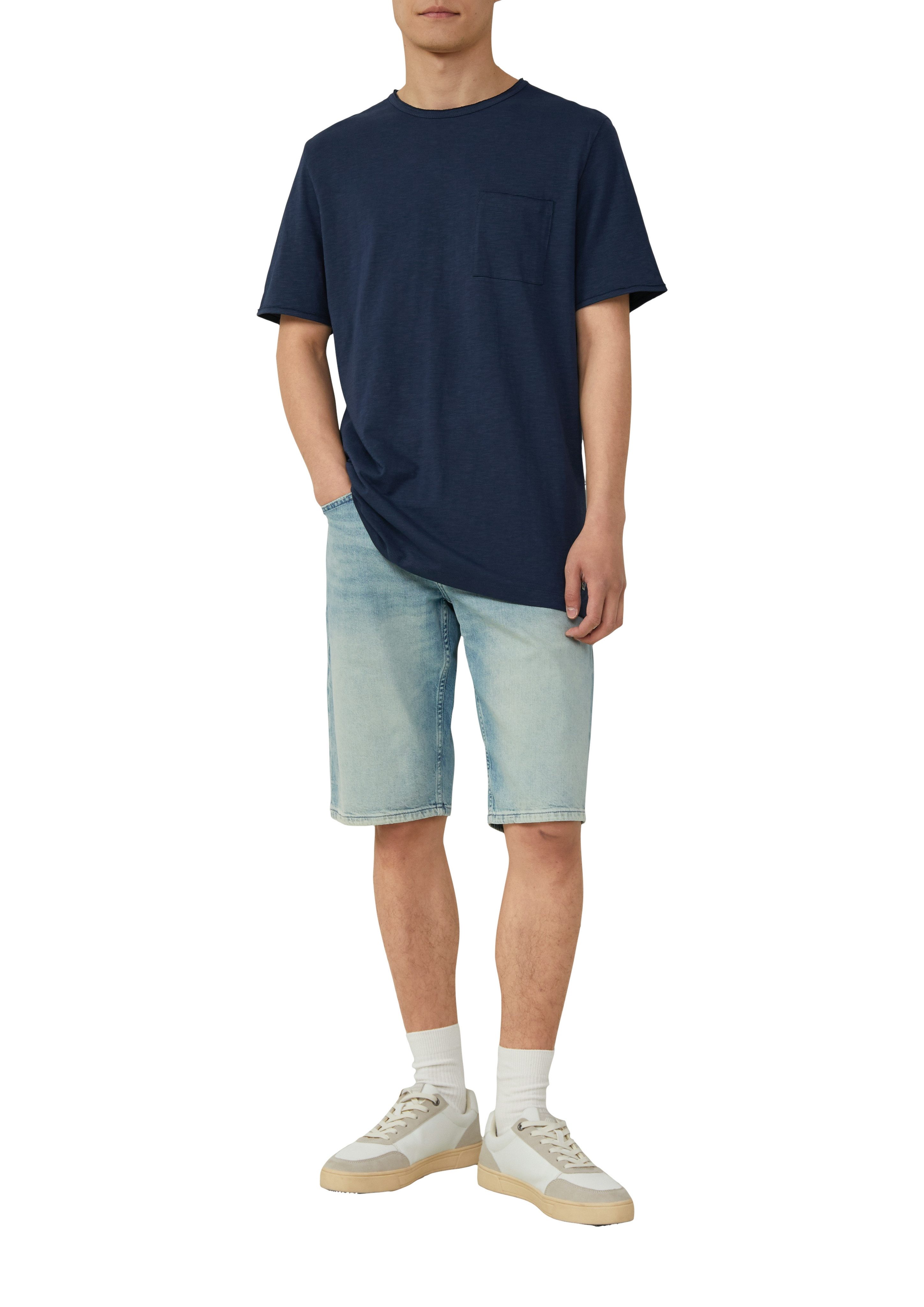 s.Oliver T-Shirt mit offenen Kanten günstig online kaufen