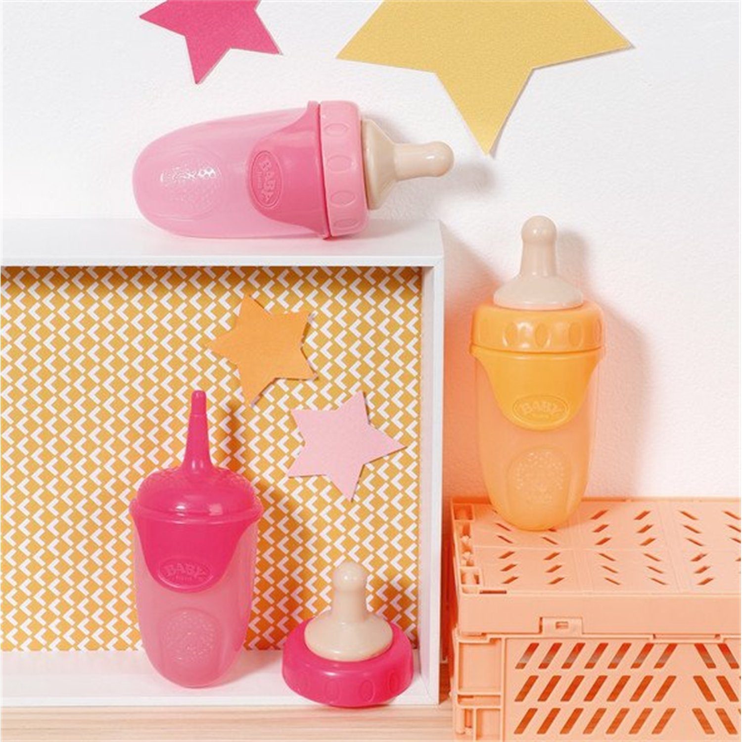 Zapf Creation® Puppen Flasche 832509 BABY born Trinkflasche 3 sort. 43cm günstig online kaufen