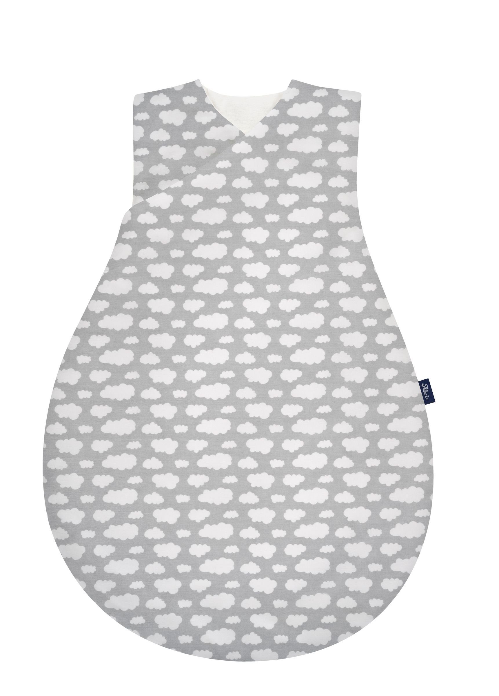 Babyschlafsack Wickel-Mäxchen Wolke Silber Exclusiv