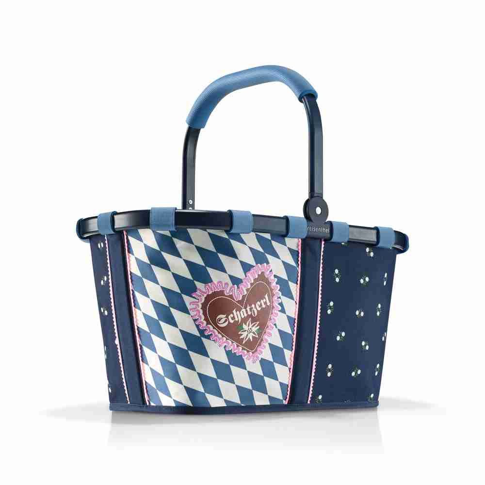 REISENTHEL® Einkaufskorb reisenthel Einkaufskorb carrybag frame bavaria 6 BK4083 blau 22L