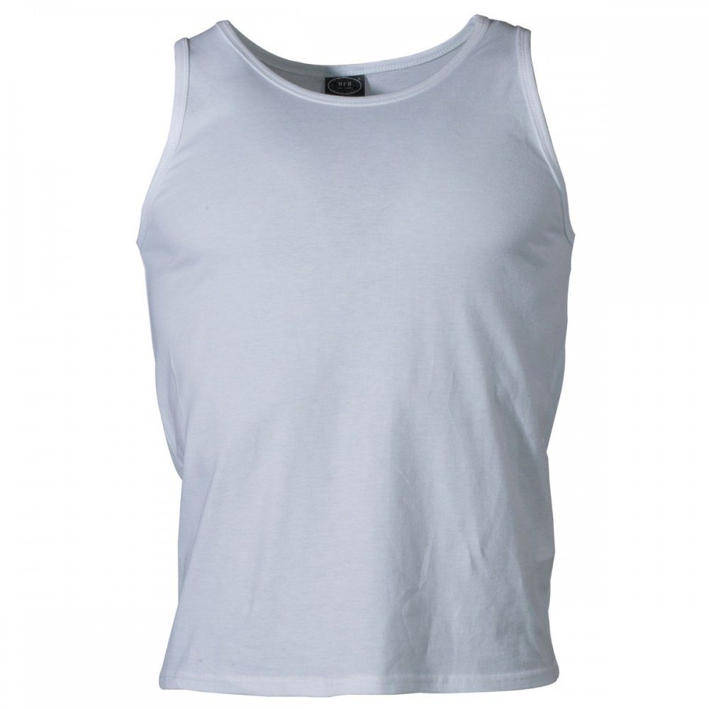 MFH Tanktop US Tank-Top, weiß, 160g/m² günstig online kaufen