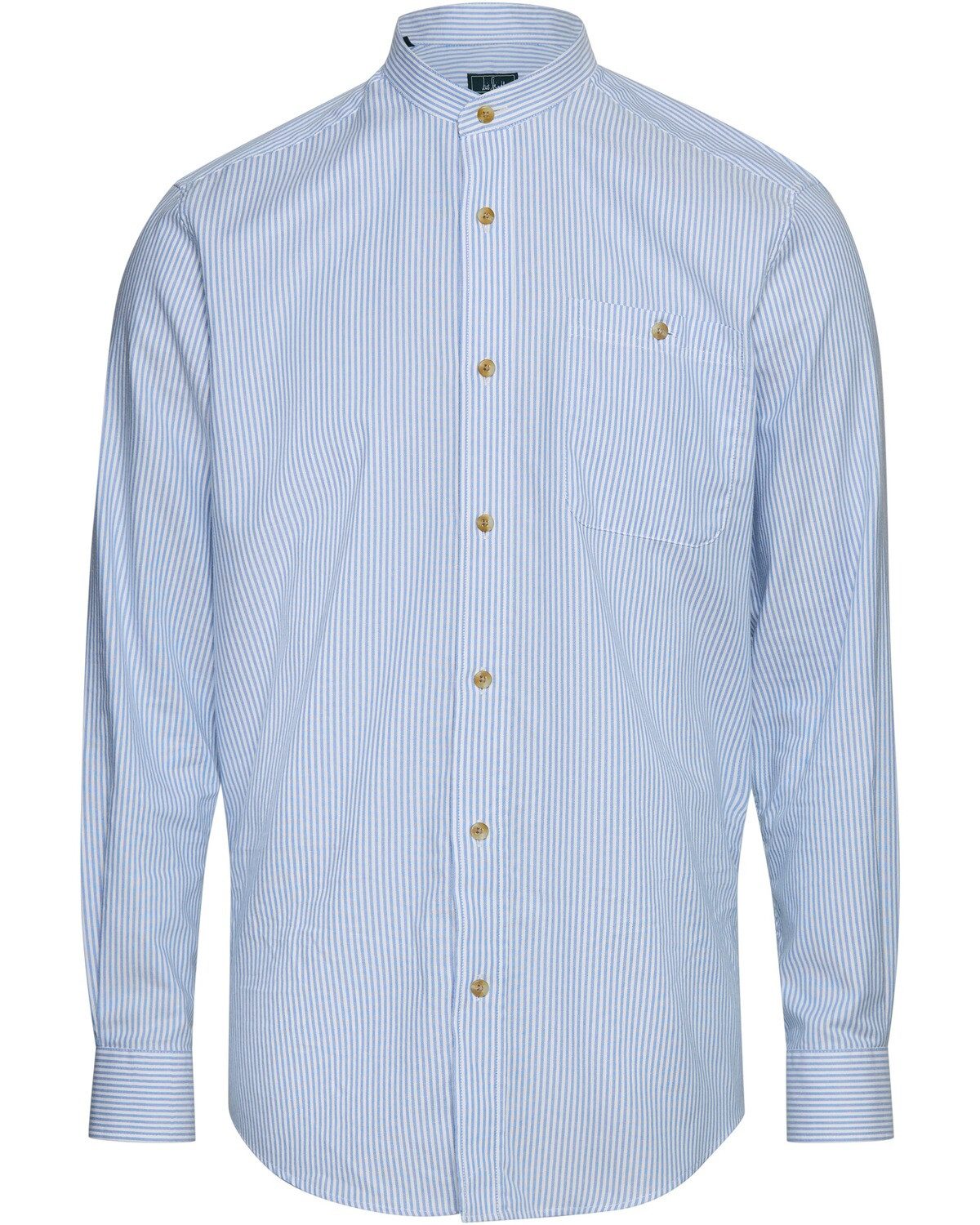 Luis Steindl Trachtenhemd Oxfordhemd mit Stehkragen günstig online kaufen