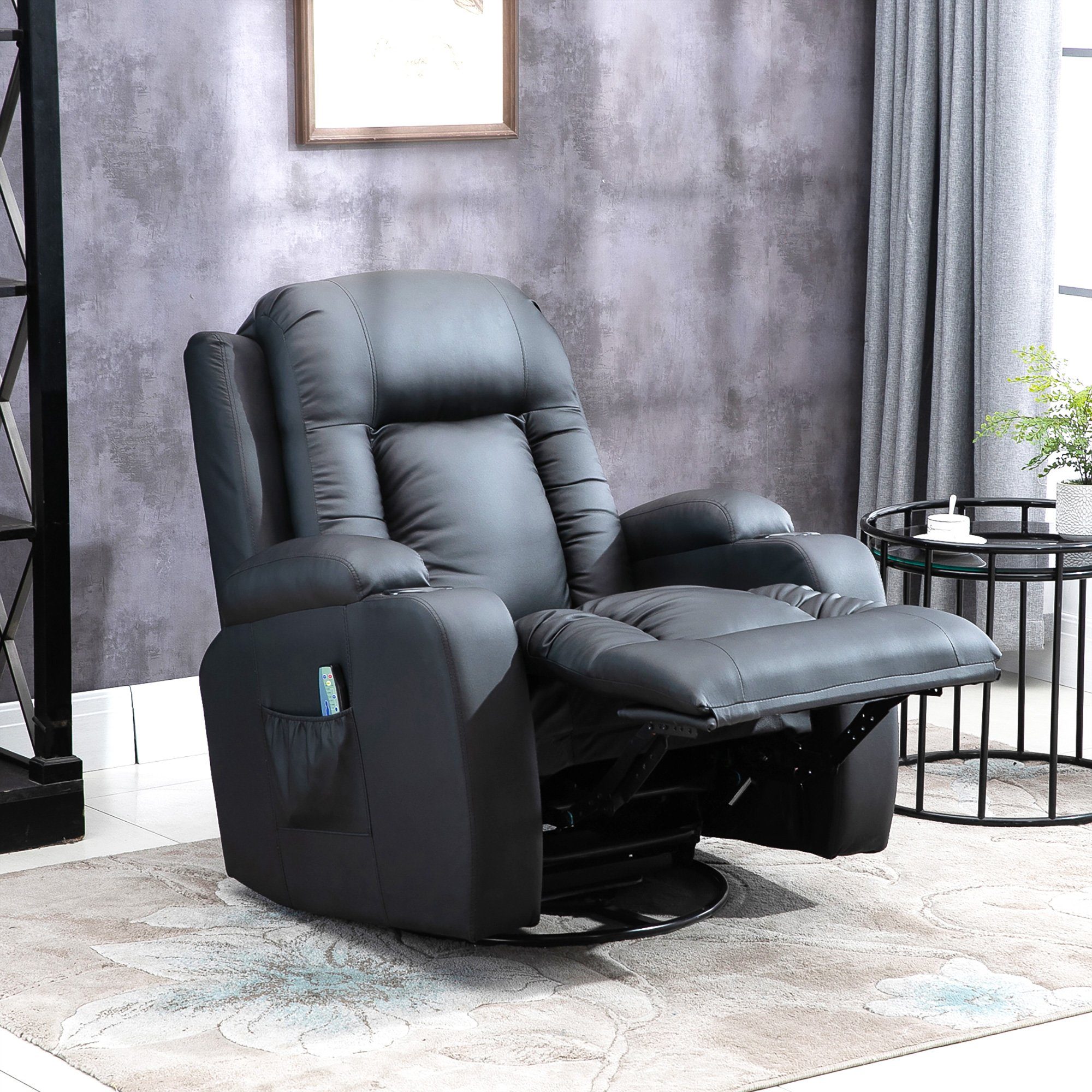 HOMCOM Massagesessel Fernsehsessel mit 8 Massagemodi, günstig online kaufen
