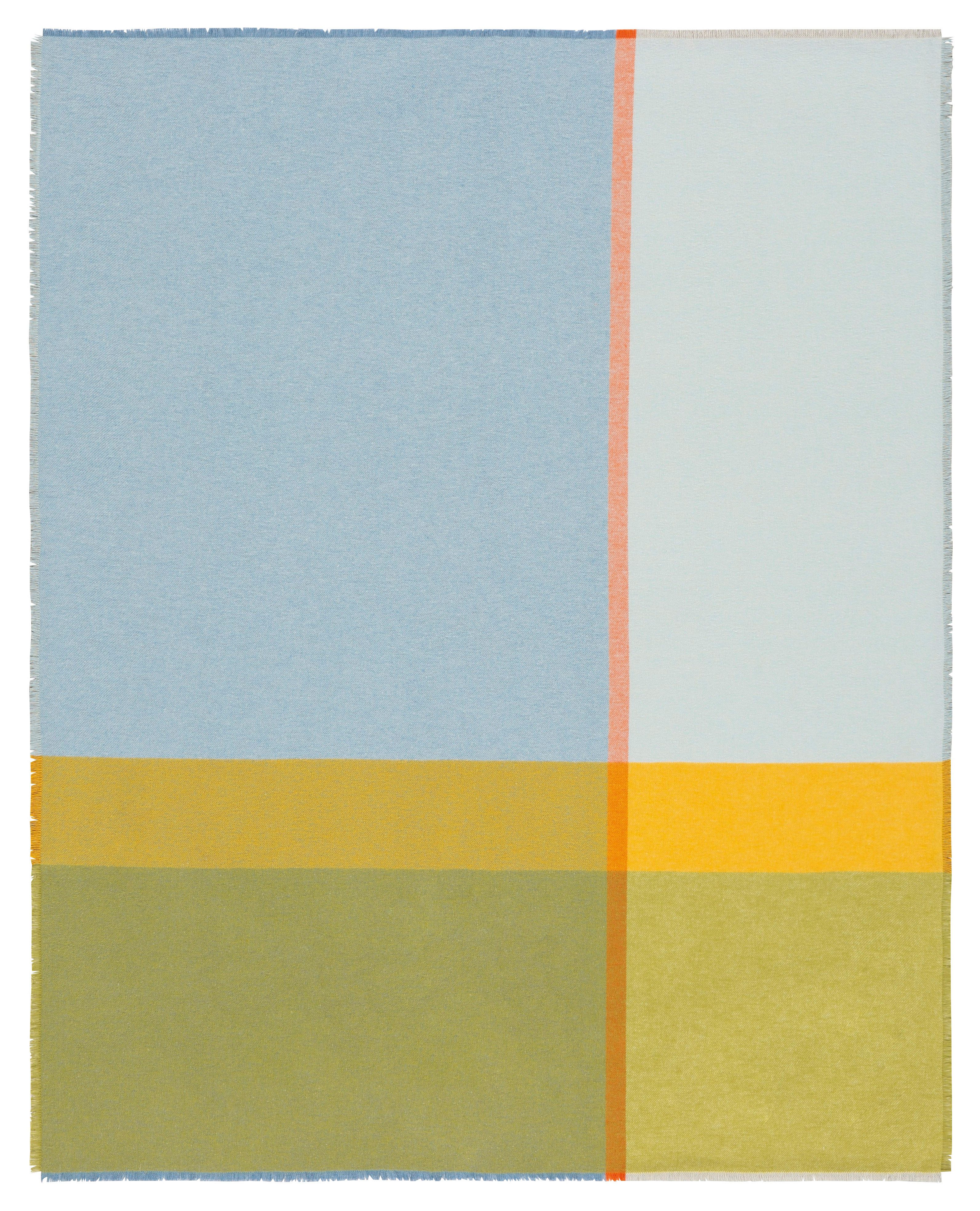 Plaid Plaid Summer, Biederlack, sommerliches Plaid mit Fransen