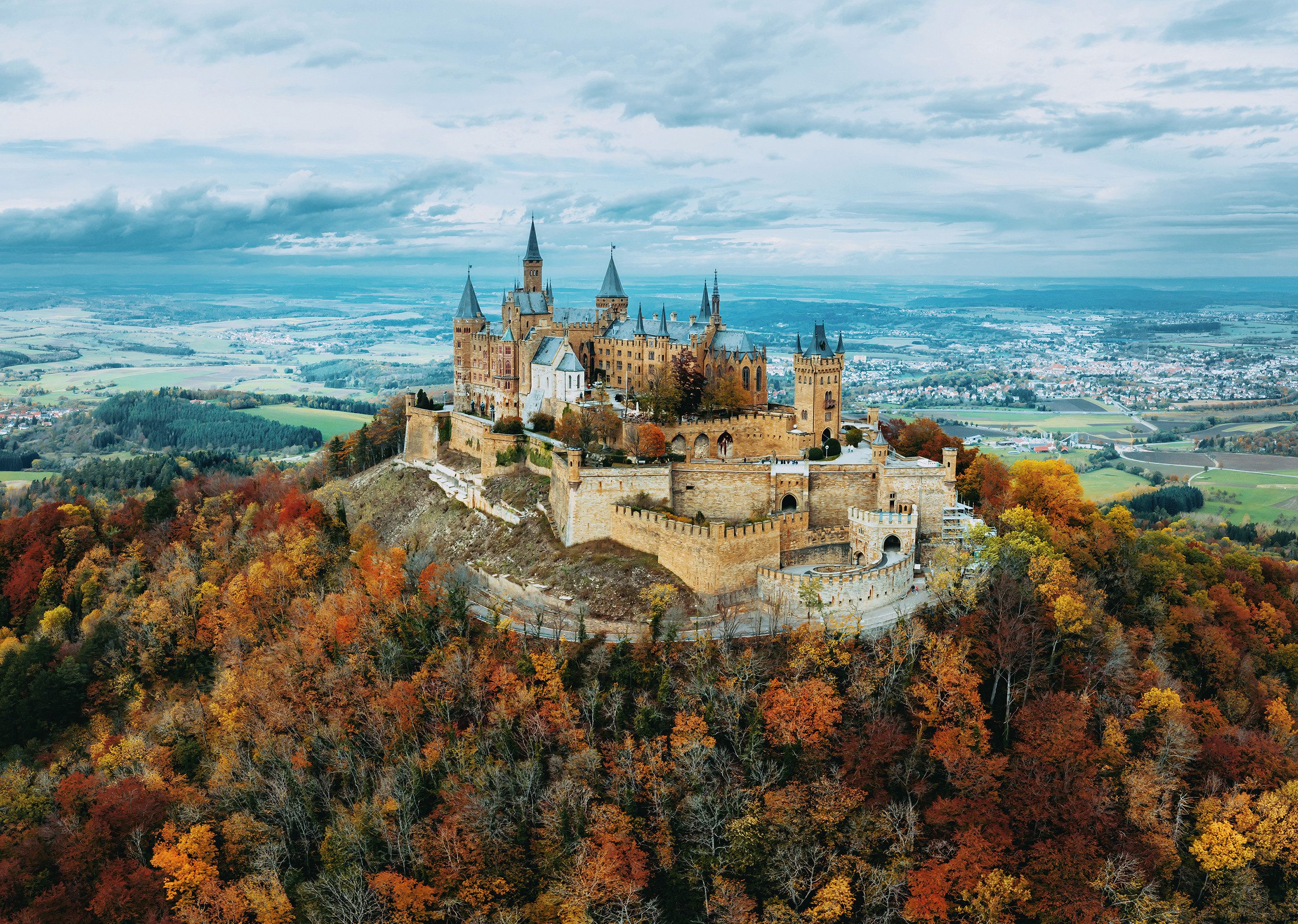 Ravensburger Puzzle Deutschland Collection, Burg Hohenzollern, 1000 Puzzlet günstig online kaufen