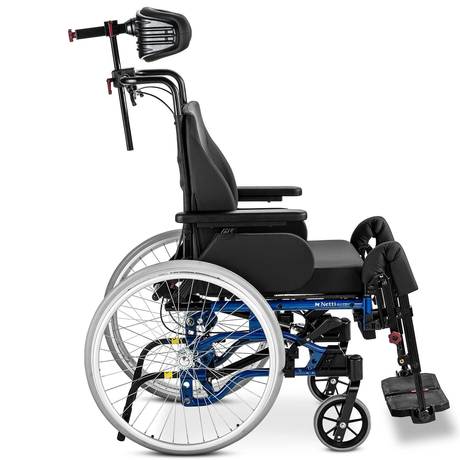 Meyra Rollstuhl Netti 4U Comfort CE - Multifunktionsrollstuhl mit TRB - 50 cm