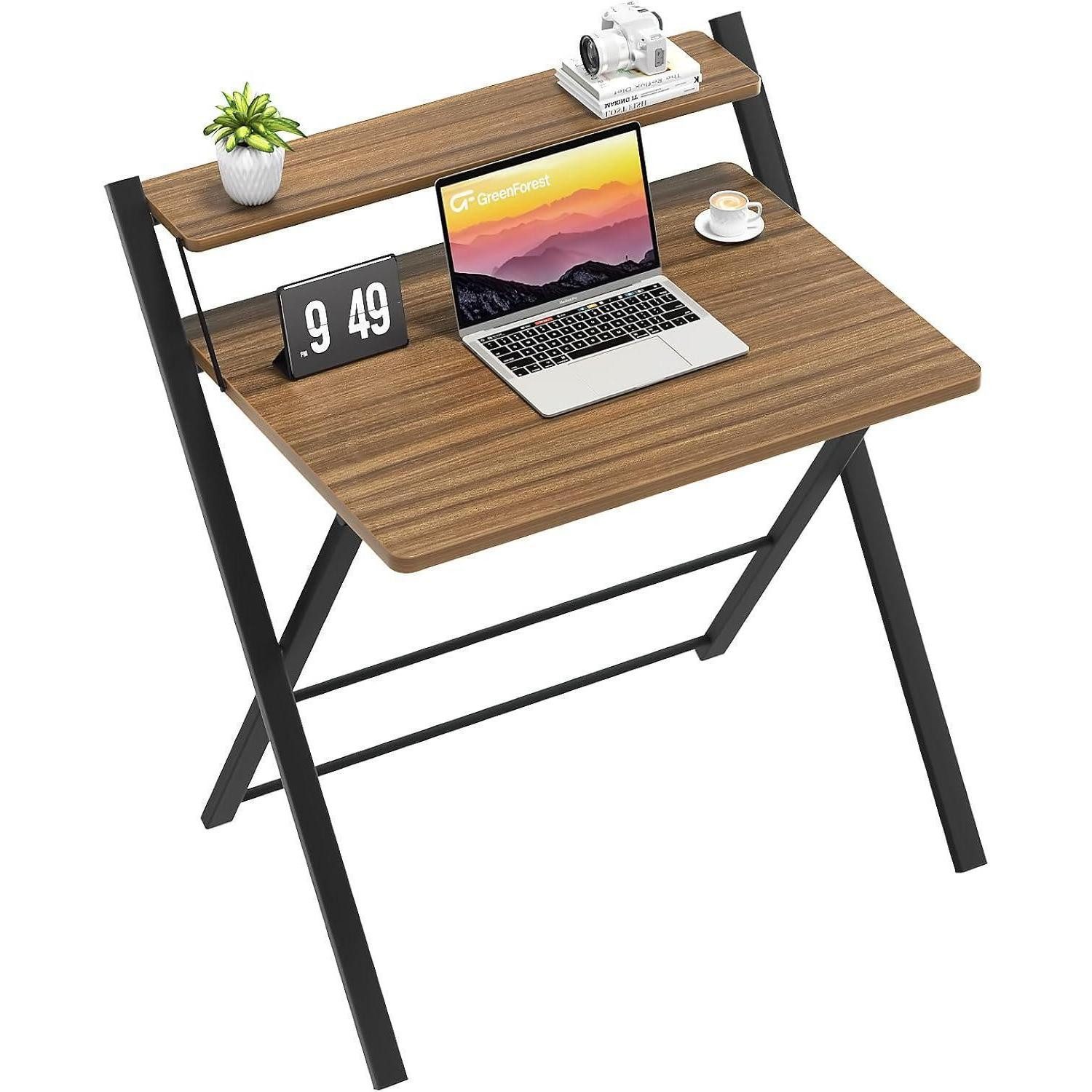 LuxusKollektion Klapptisch Klapptisch 70 cm Monitorständer Computertisch Mittler
