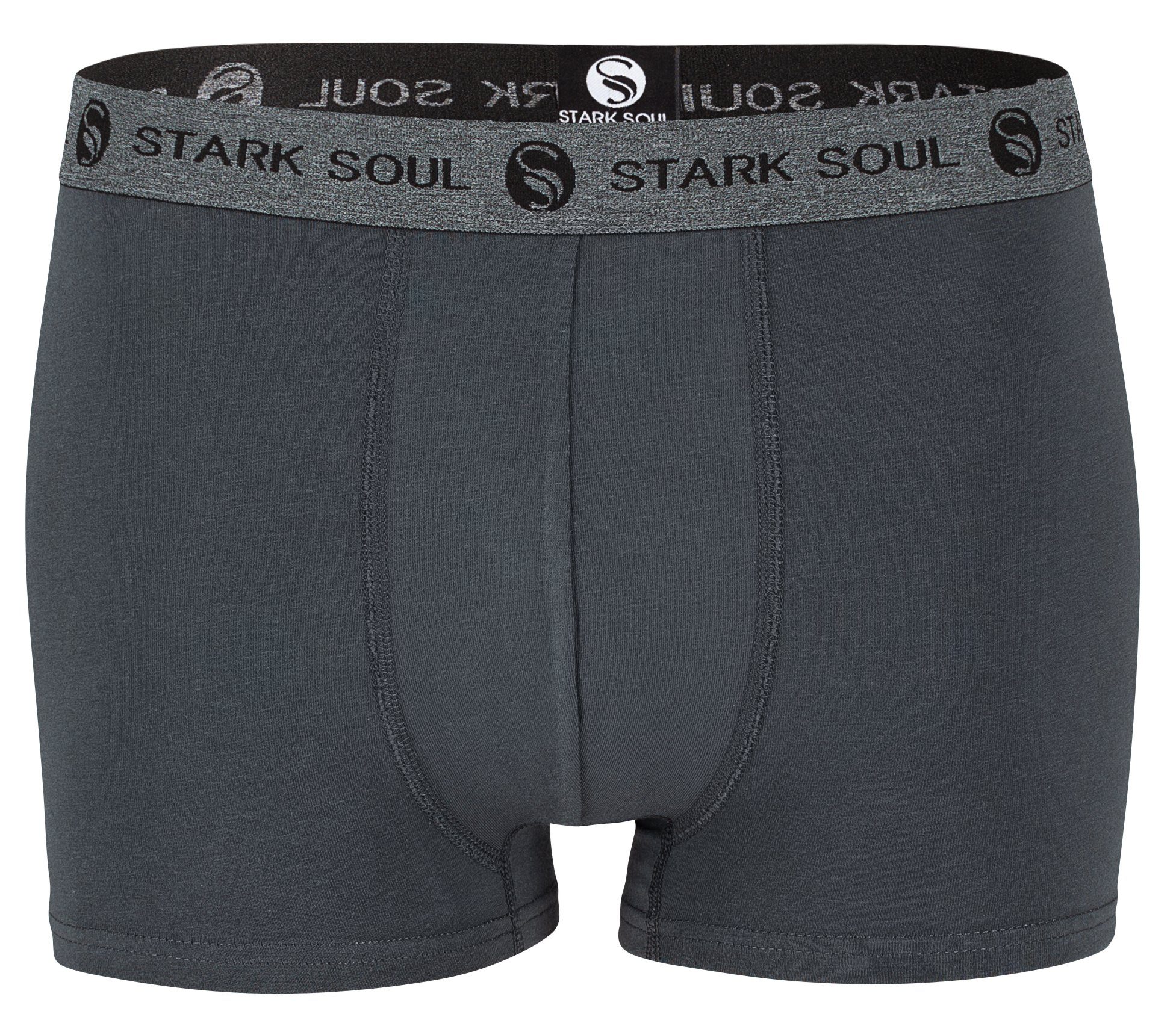 Stark Soul® Boxershorts Herren Boxershorts, Hipster im 6er Pack, Baumwoll-Unterhosen 6er-Pack