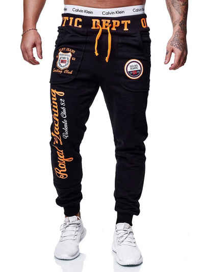 OneRedox Jogginghose JG-601C (Sporthose Trainingshose Sweatpants, 1-tlg) Fitness Freizeit Casual