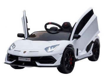 Elektro-Kinderauto Kinder Elekroauto Lamborghini Aventador 12v, Flügeltüren, weiss