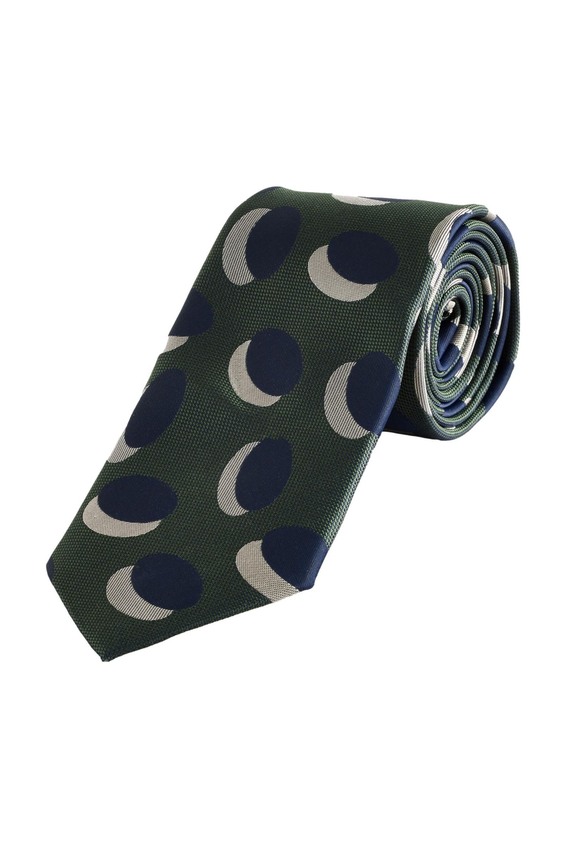 Next Krawatte Krawatte mit Retro-Muster (1-St)