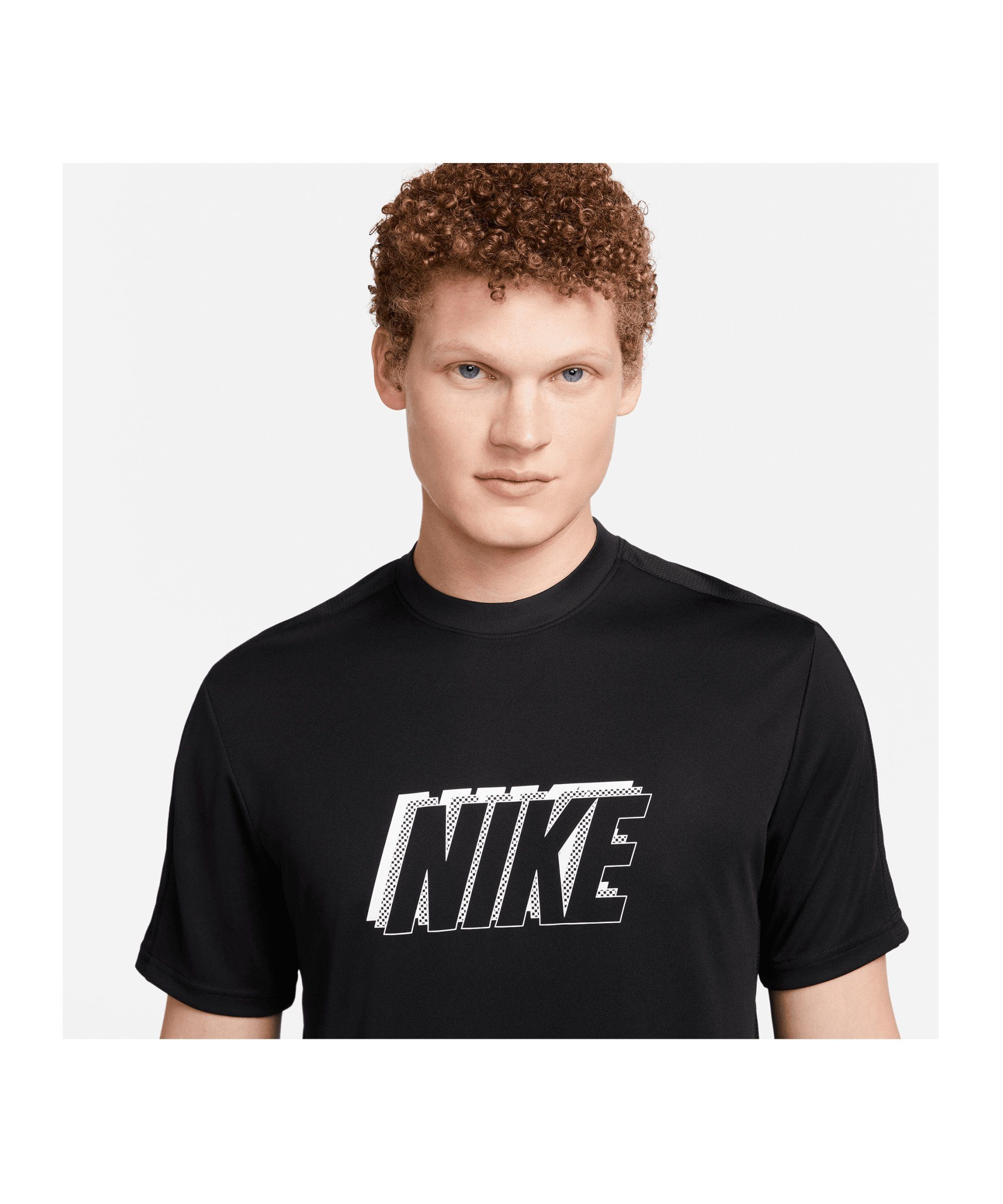 Nike T-Shirt Academy 3D Logo T-Shirt default schwarzschwarzschwarz