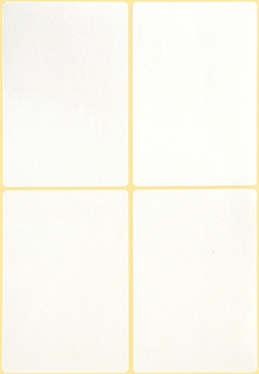 Etiketten Etiketten 80x54mm VE=112 Stück weiß