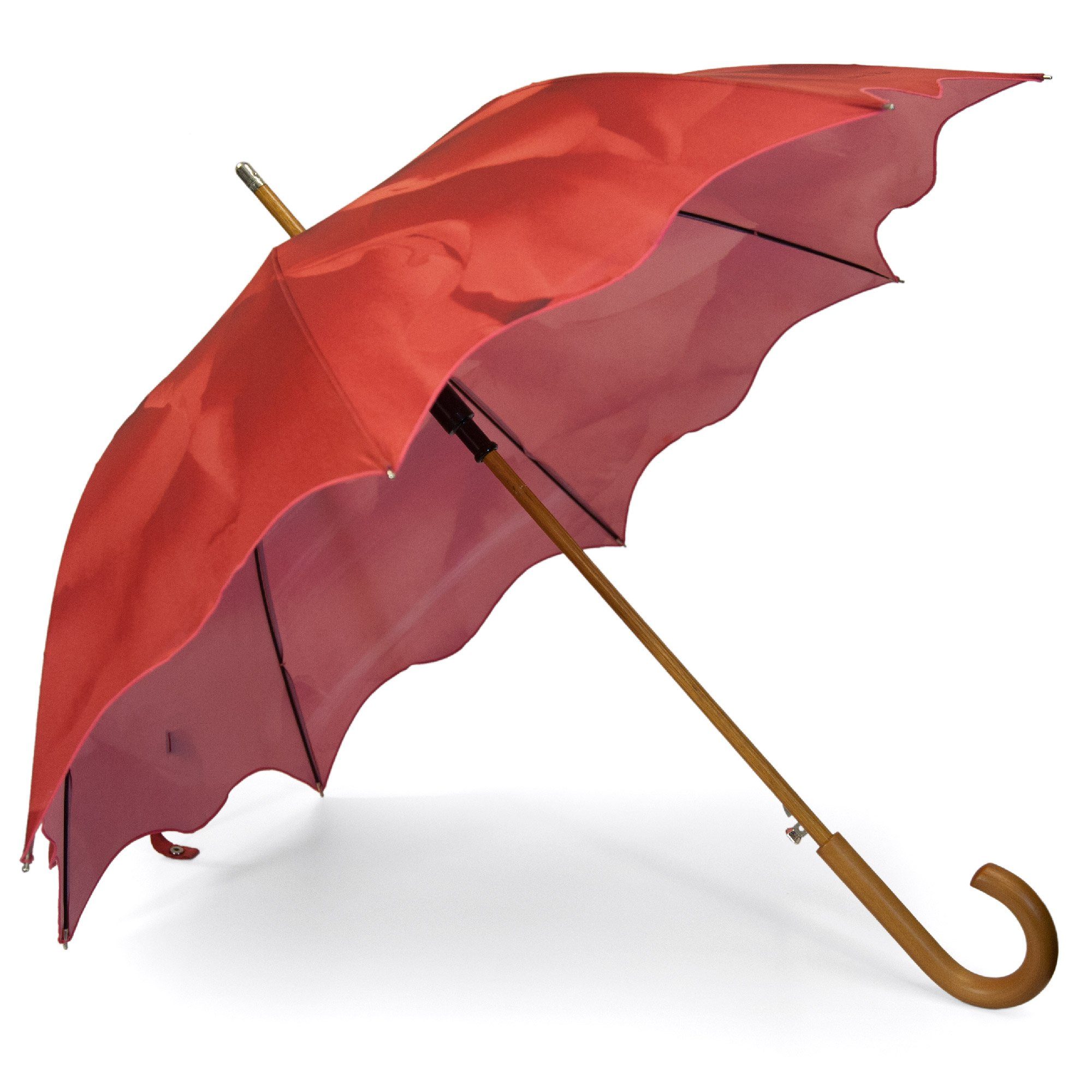ROSEMARIE SCHULZ Heidelberg Damen, Rose Motiv Stockregenschirm Motiv rot Stockschirm für Mit Regenschirm