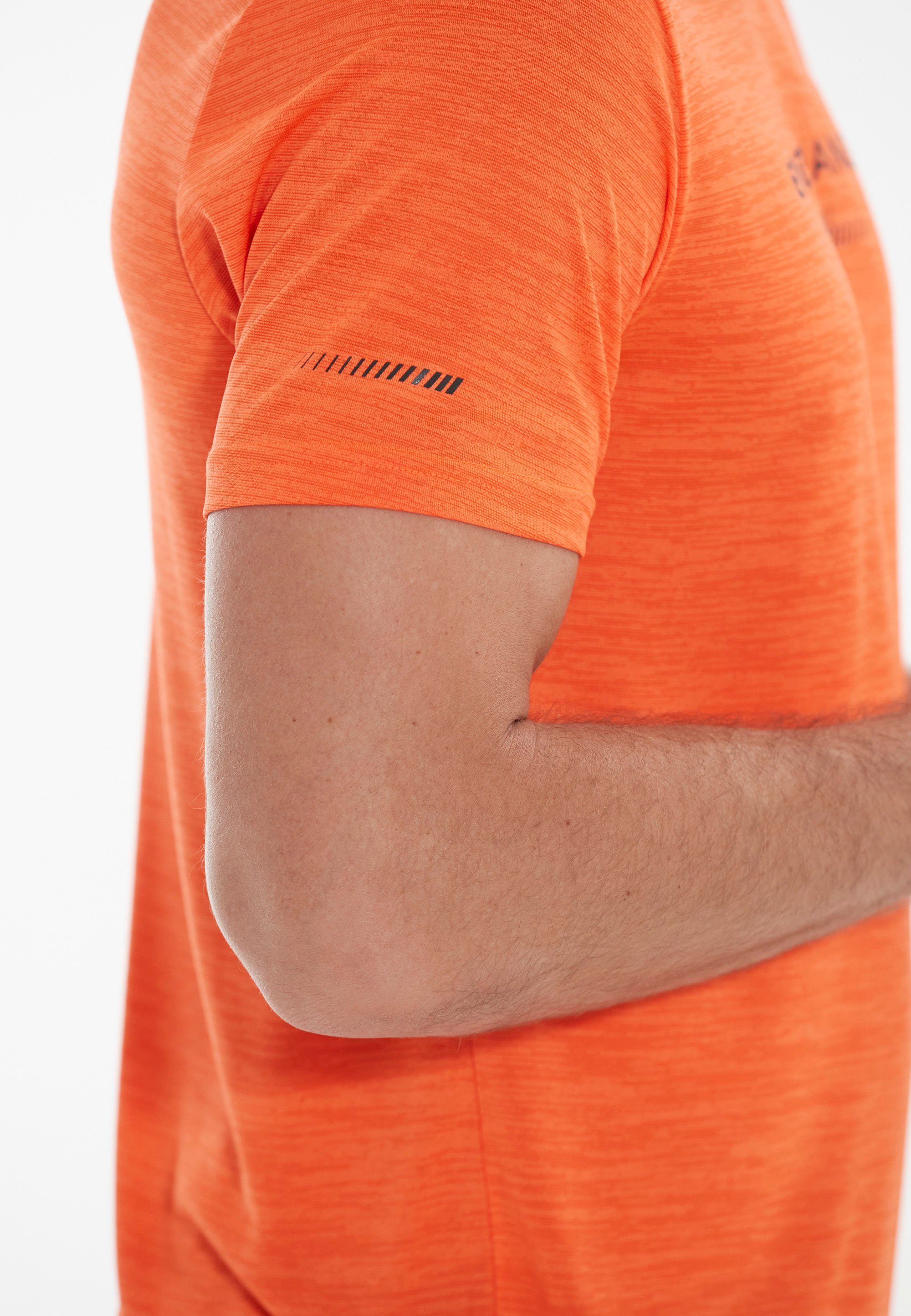PORTOFINO mit ENDURANCE Dry-Technologie (1-tlg) praktischer orange-gelb Quick Funktionsshirt