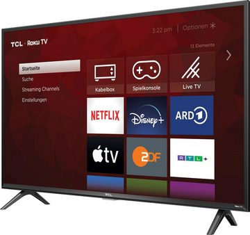 TCL 40RS530X1 LED-Fernseher (100 cm/40 Zoll, Full HD, Smart-TV, Roku TV, Smart HDR, HDR10, Chromecast)