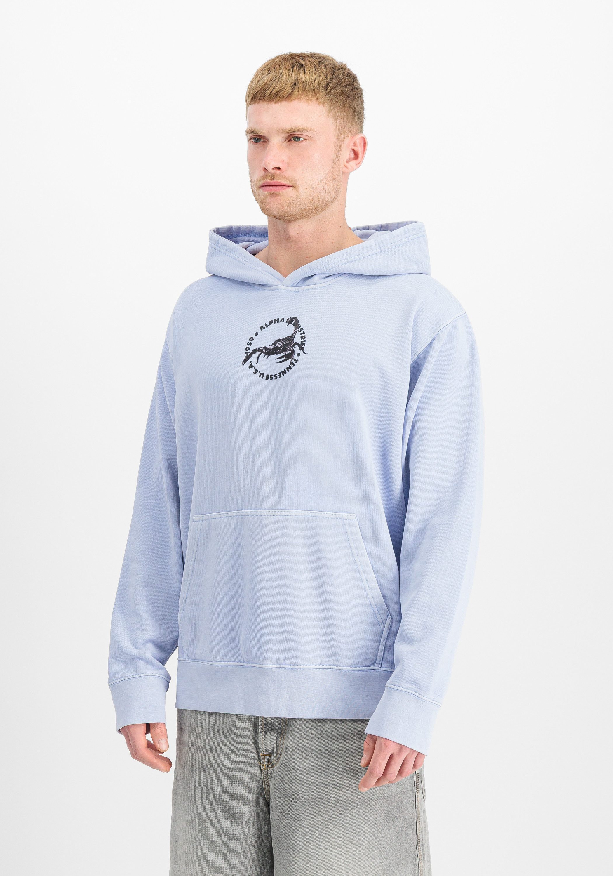 Alpha Industries Kapuzensweatshirt US Scorpion Backprint Hoodie