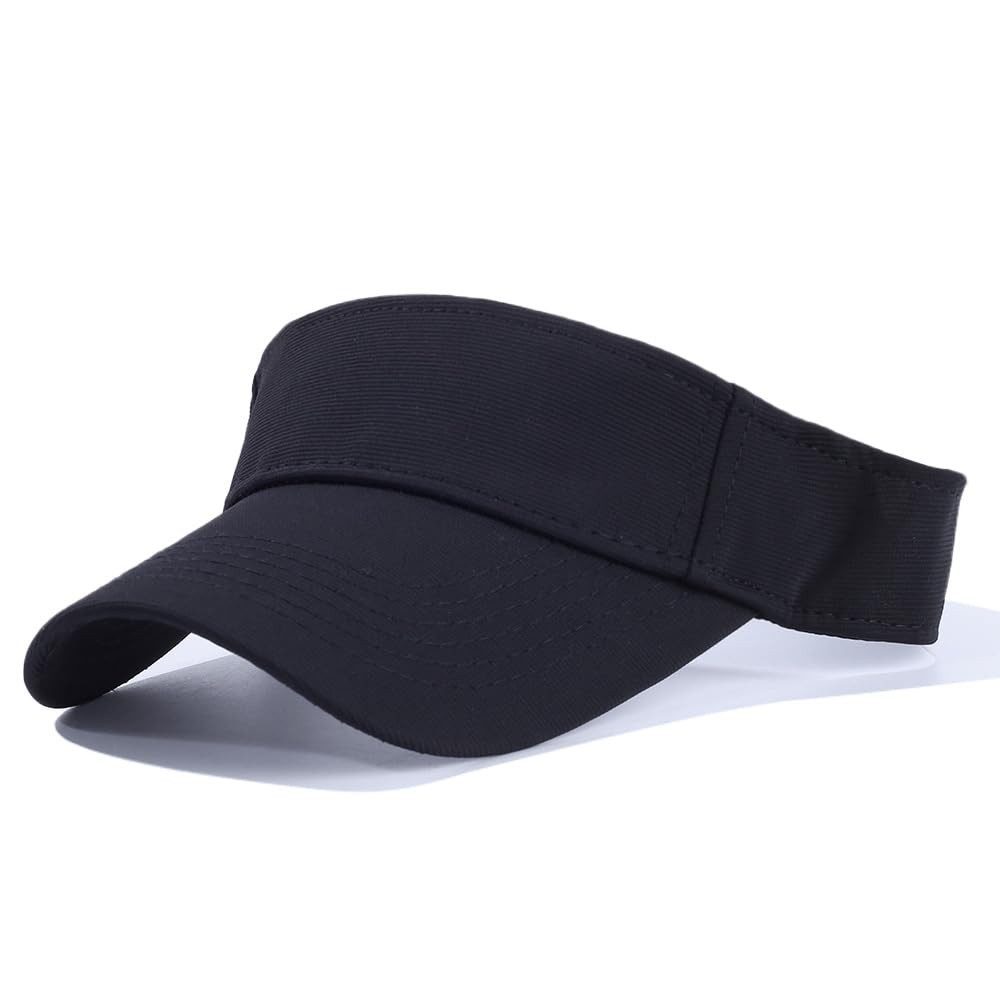 Zaewry Strohhut Unisex Visoren Cap Schirmmütze für Tennis & Golf – Leichte Sonnenblende mit UV-Schutz, Ideal für Damen und Herren