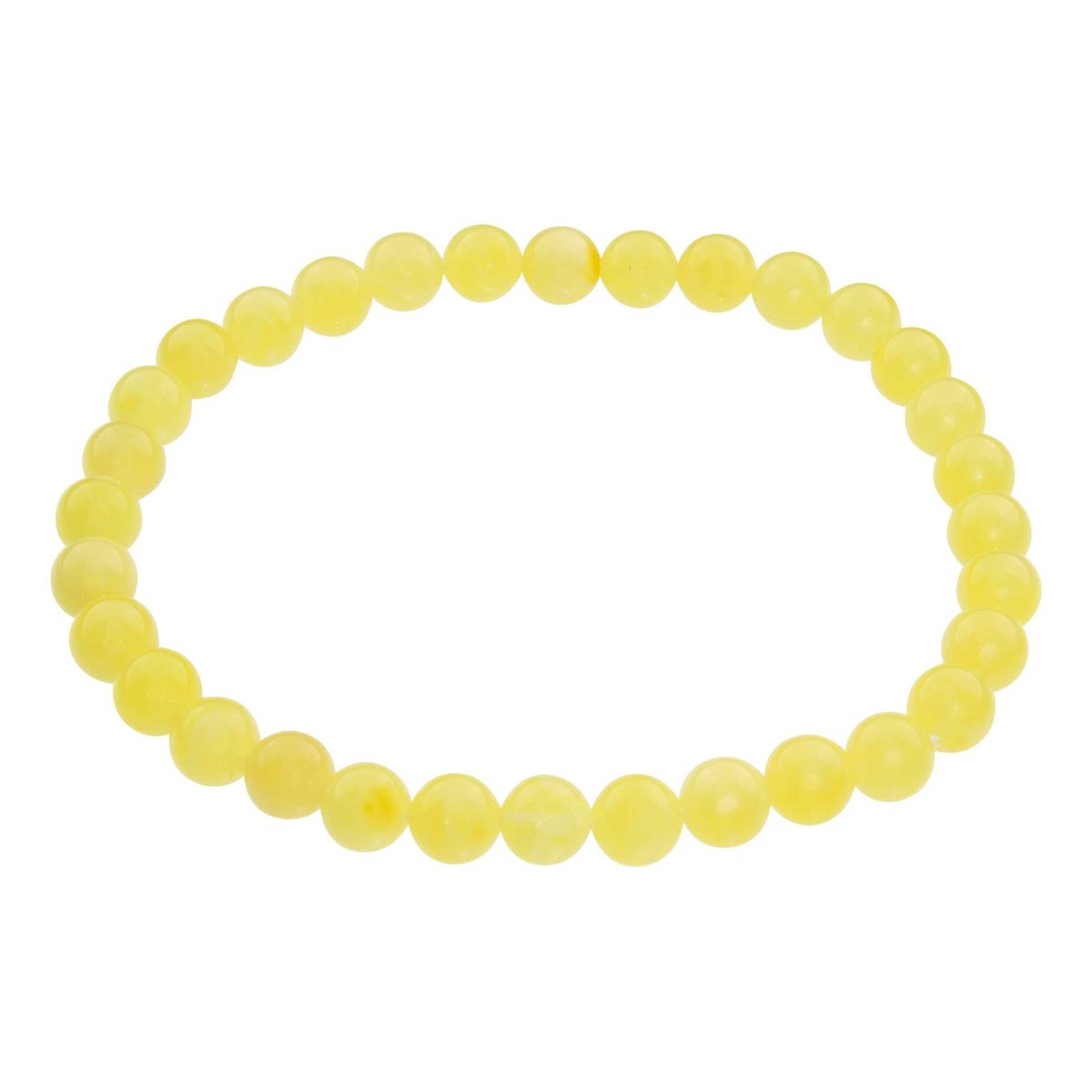 OSTSEE-SCHMUCK Armband Ostsee-Schmuck Armband Kugel 6 mm Armband Kugel 6 mm