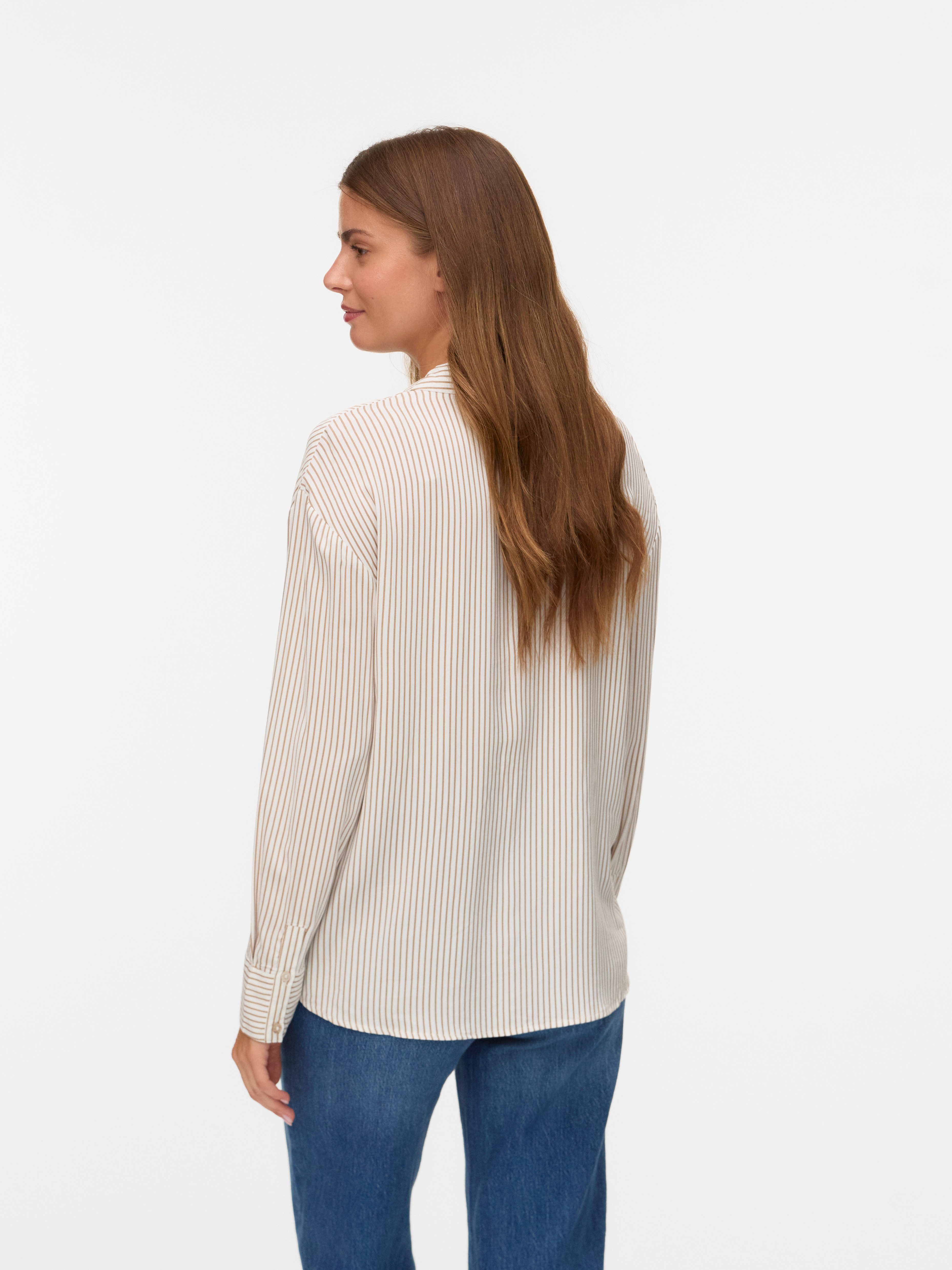 Vero Moda Langarmbluse VMALICE LS SHIRT WVN GA NOOS günstig online kaufen