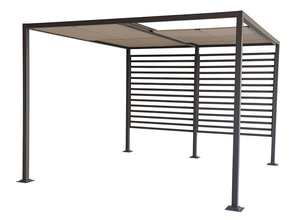 Jet-Line Pavillon Gartenpavillon Pergola Gazebo Amun 3x4 m Sonnensch
